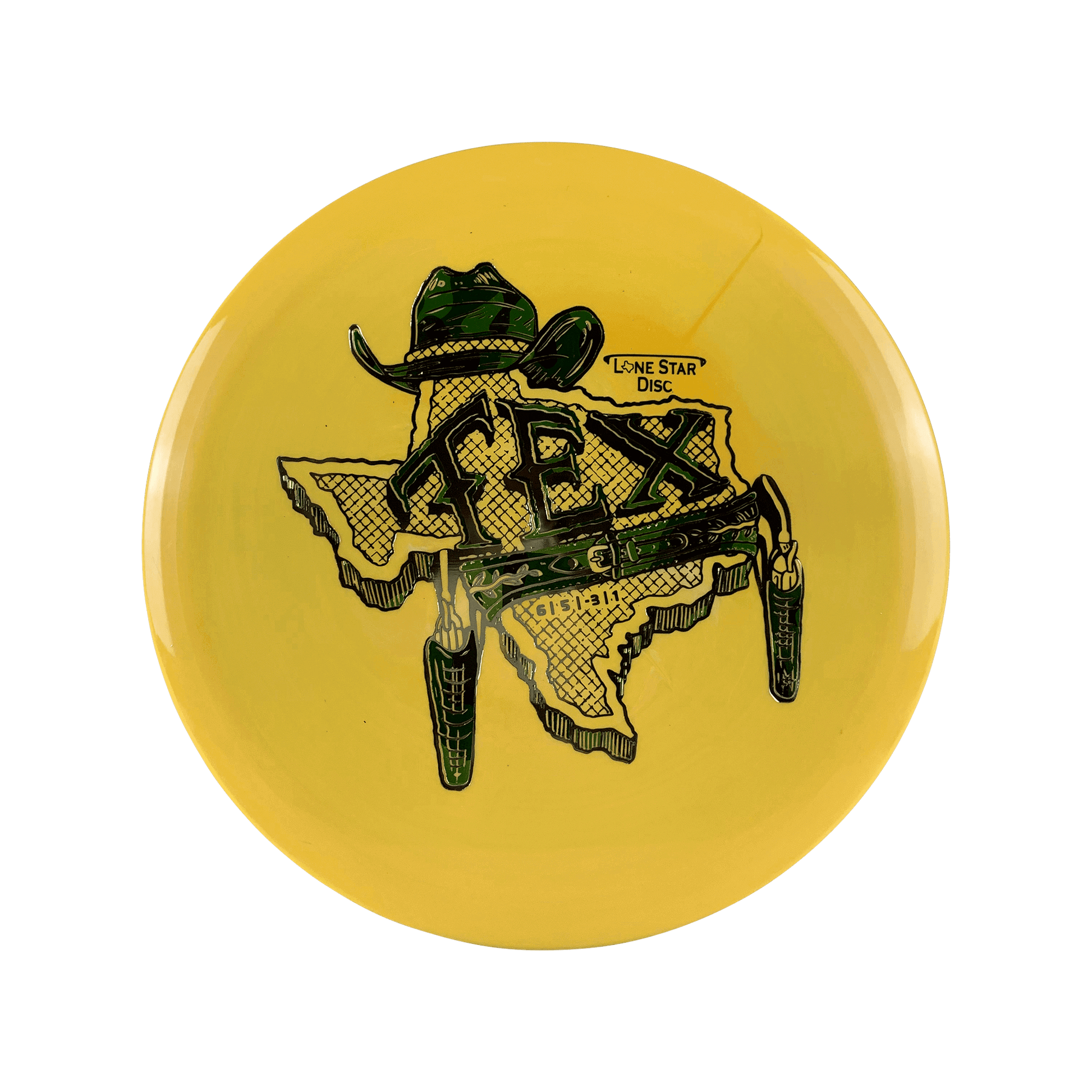 Alpha Tex - Gunslinger Stamp Disc Lonestar Disc yellow 174 