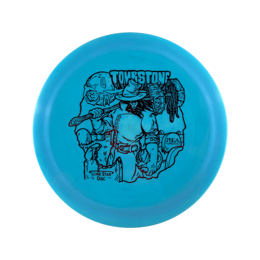 Alpha Tombstone - Gravedigger Stamp Disc Lonestar Disc light blue 173 