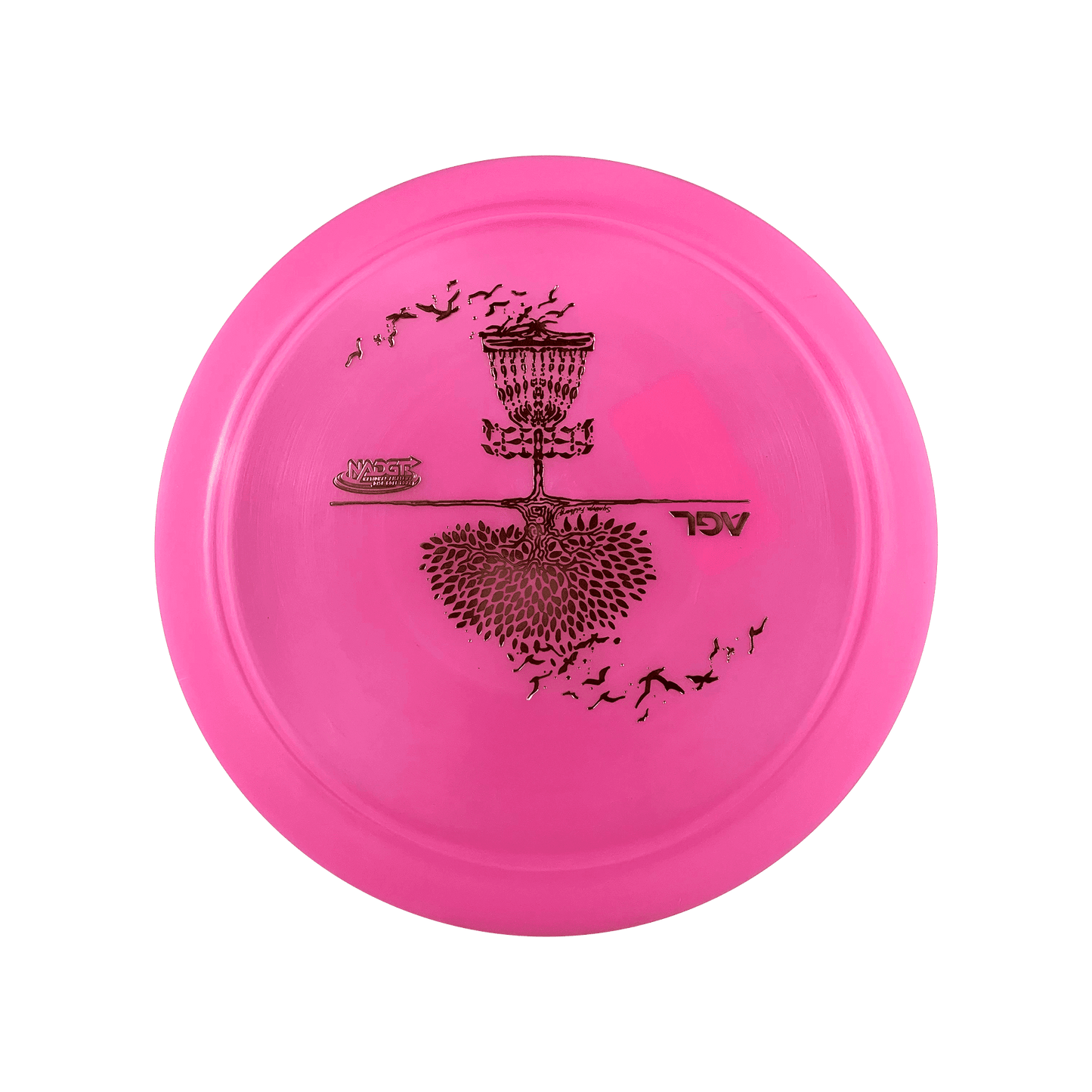 Alpine Redwood - NADGT Tree Basket Stamp Disc AGL pink 171 