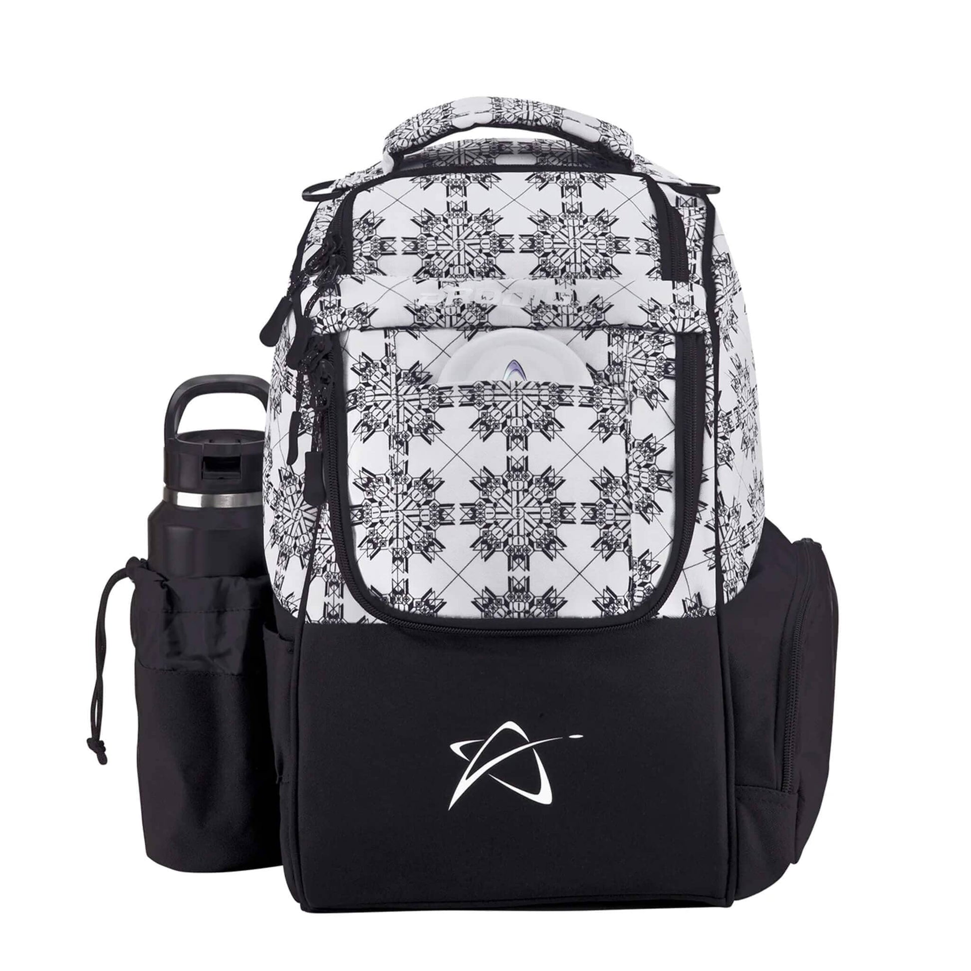 Ascent Disc Golf Backpack Accessory Prodigy white geometric 