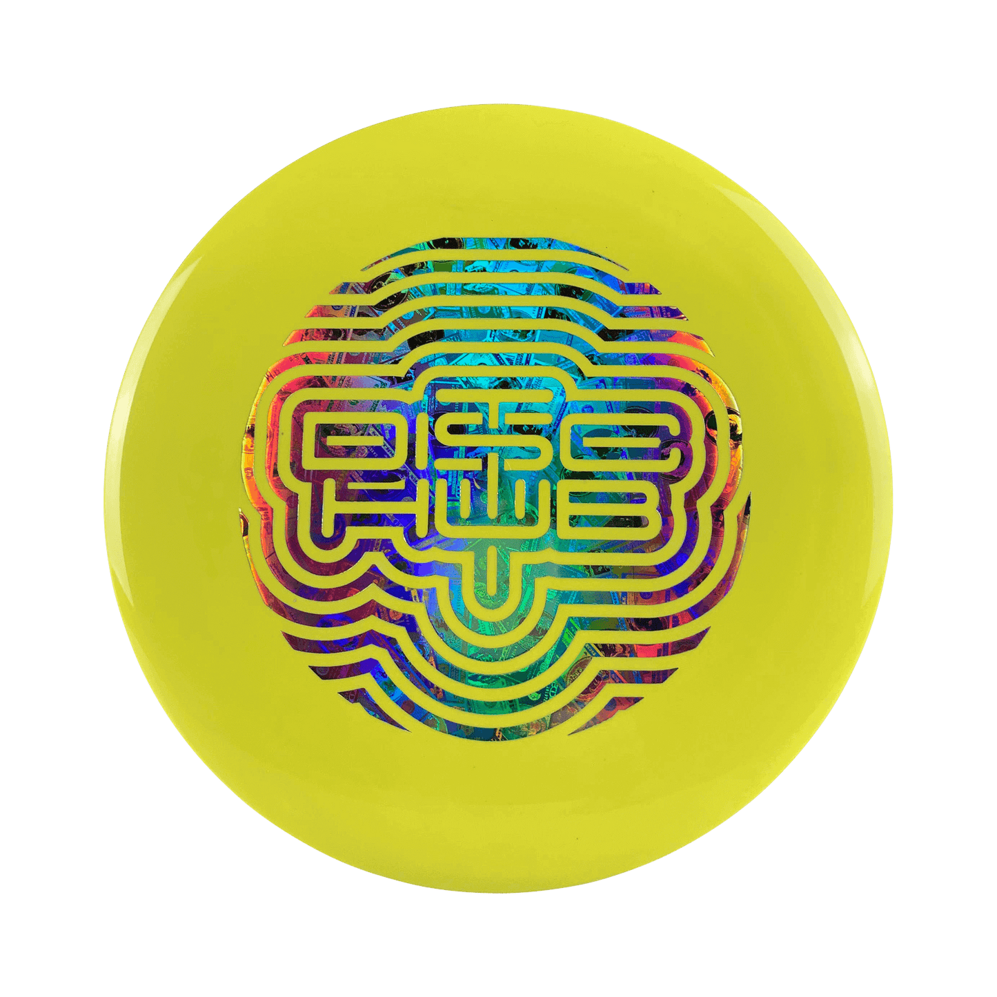 BioFuzion Enforcer - DiscHub Wave Stamp Disc Dynamic Discs yellow 173 