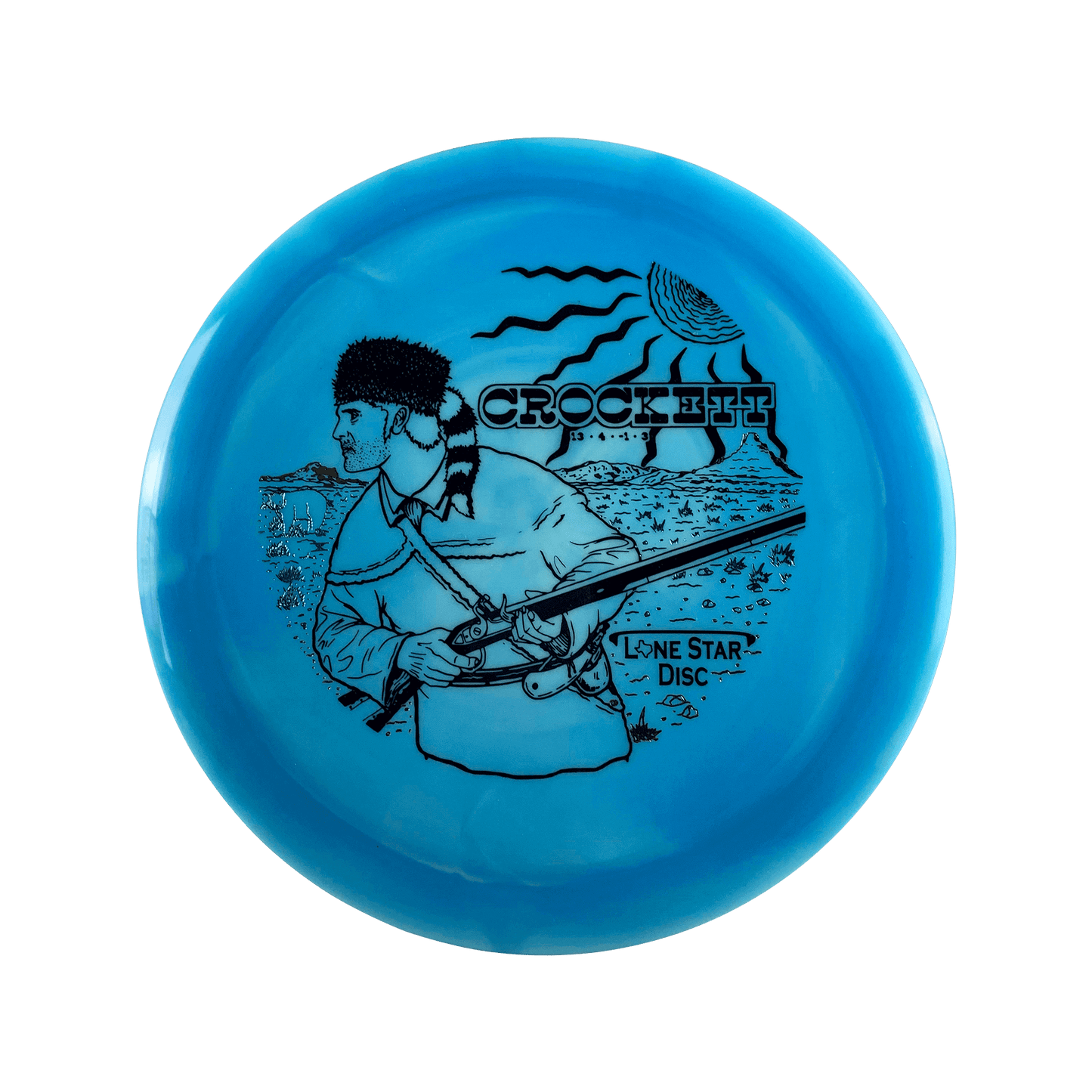 Bravo Crockett - King of the Wild Frontier Stamp Disc Lonestar Disc multi / blue 172 