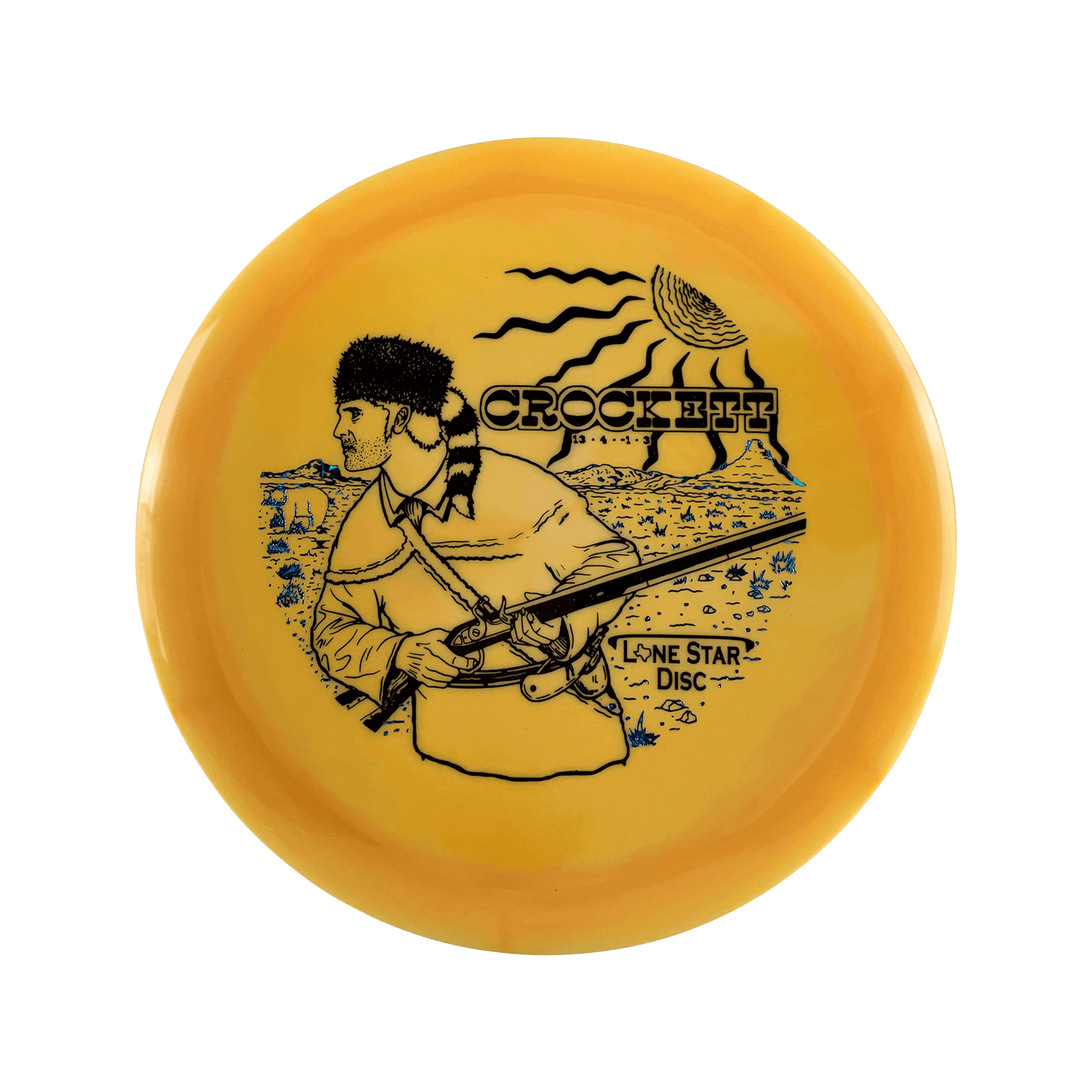 Bravo Crockett - King of the Wild Frontier Stamp Disc Lonestar Disc multi / light orange 173 