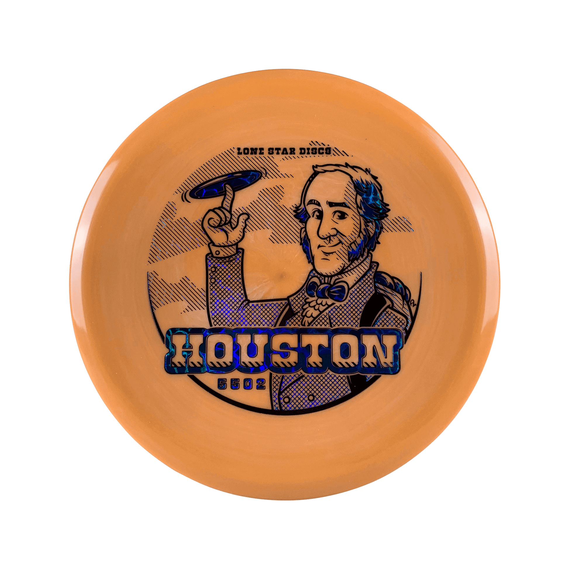 Bravo Houston - Houston Stamp Disc Lonestar Disc orange 172 