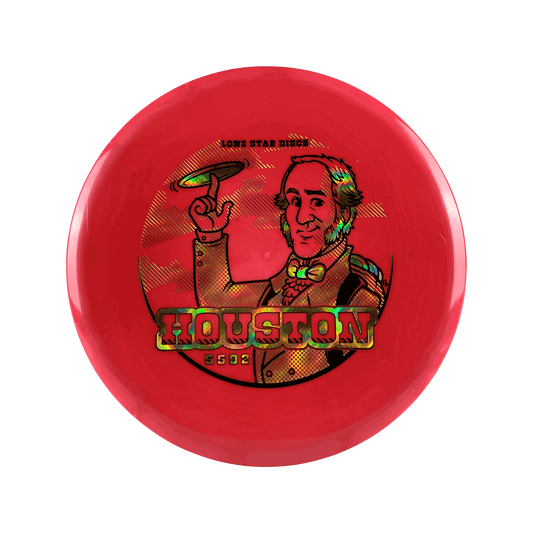 Bravo Houston - Houston Stamp Disc Lonestar Disc red 172 