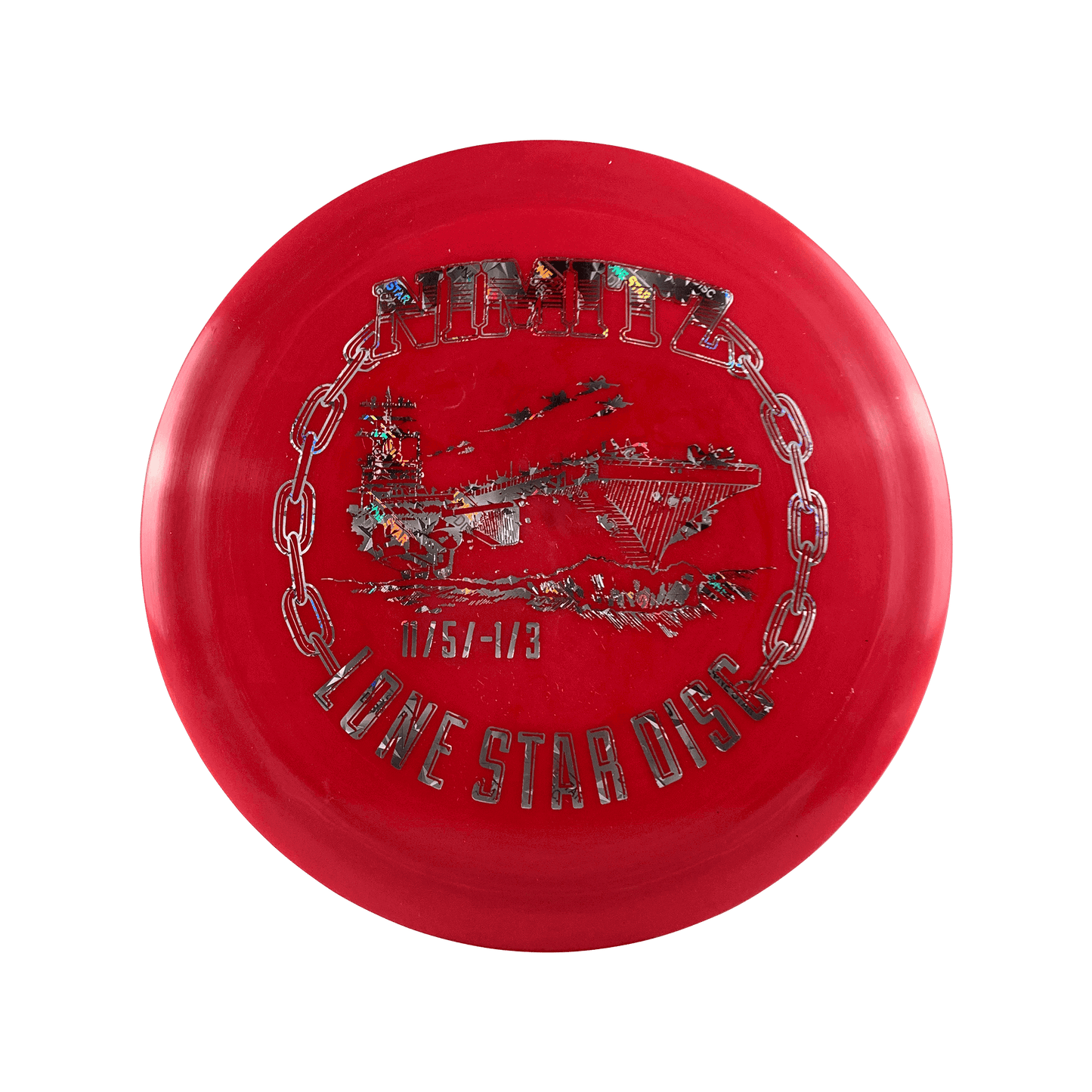 Bravo Nimitz - U.S.S Nimitz Stamp Disc Lonestar Disc red 174 