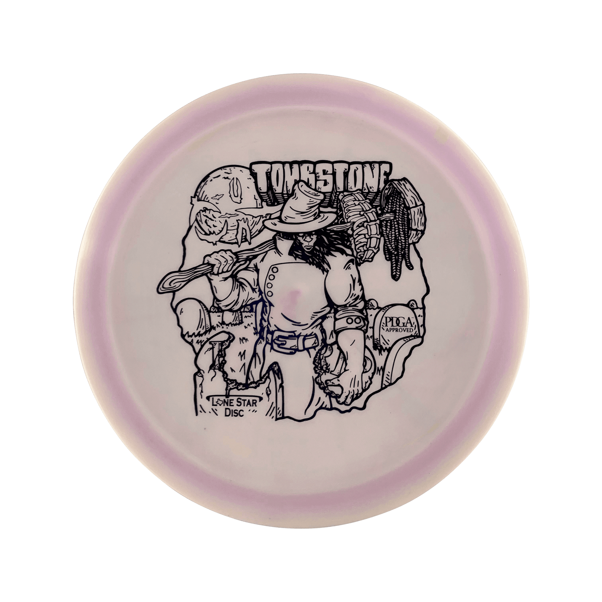 Bravo Tombstone - Gravedigger Stamp Disc Lonestar Disc multi / light purple 175 