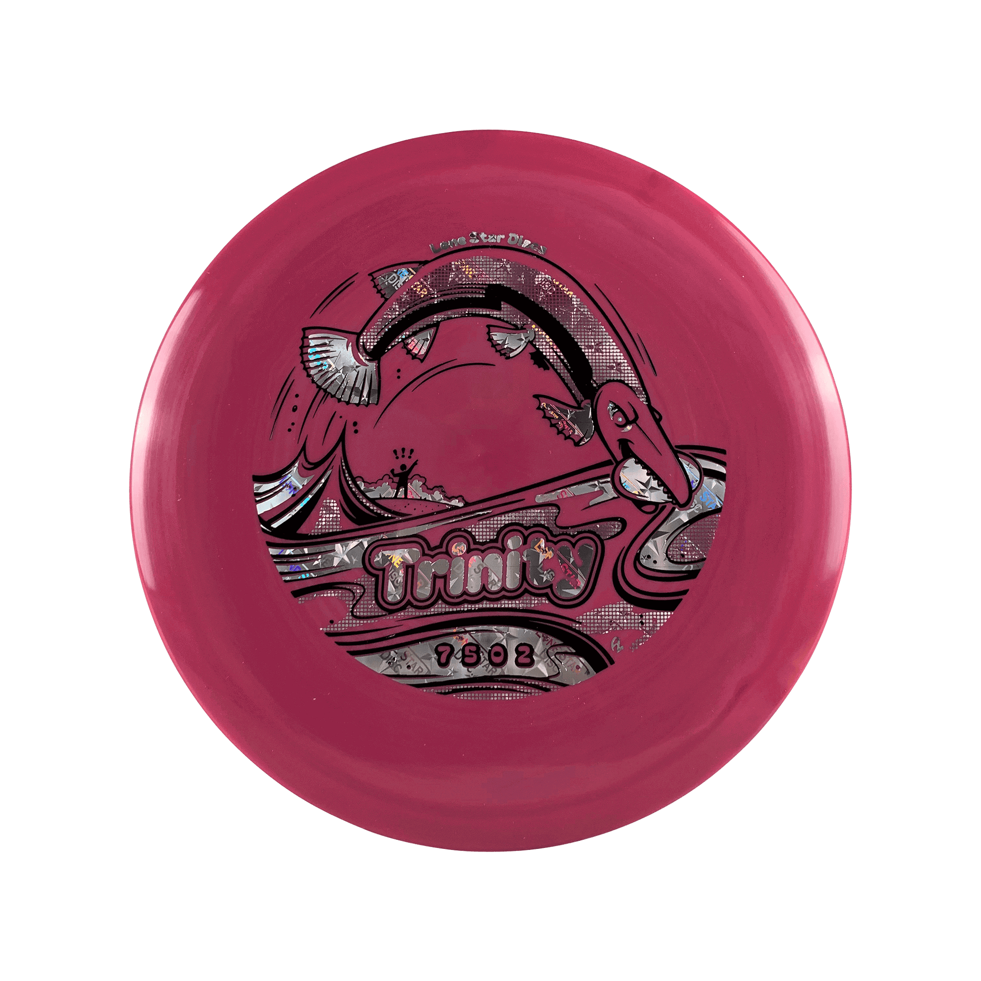 Bravo Trinity - Gar Stamp Disc Lonestar Disc burgundy 174 