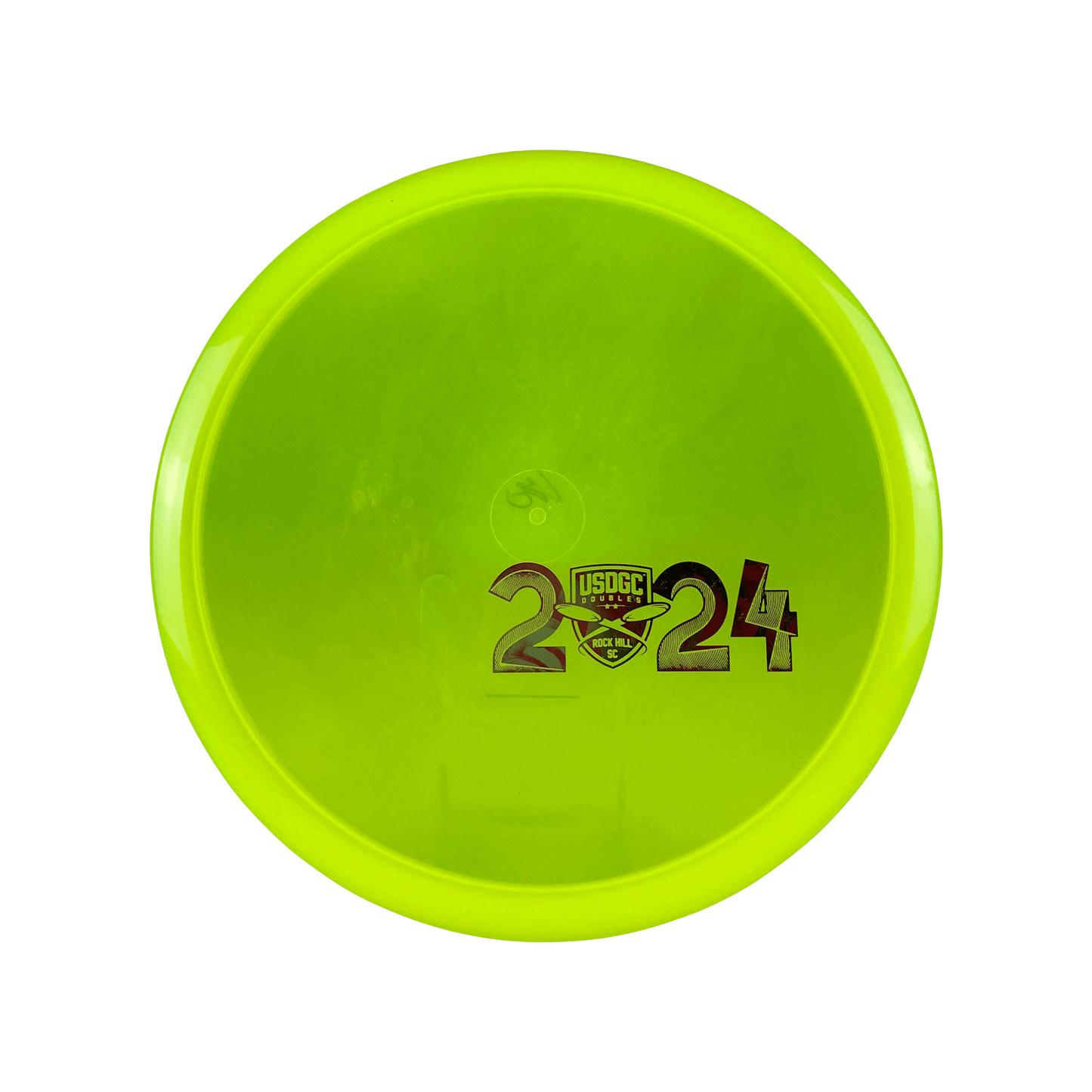 Champion Roc3 - USDGC Doubles 2024 Disc Innova highlighter yellow 180 