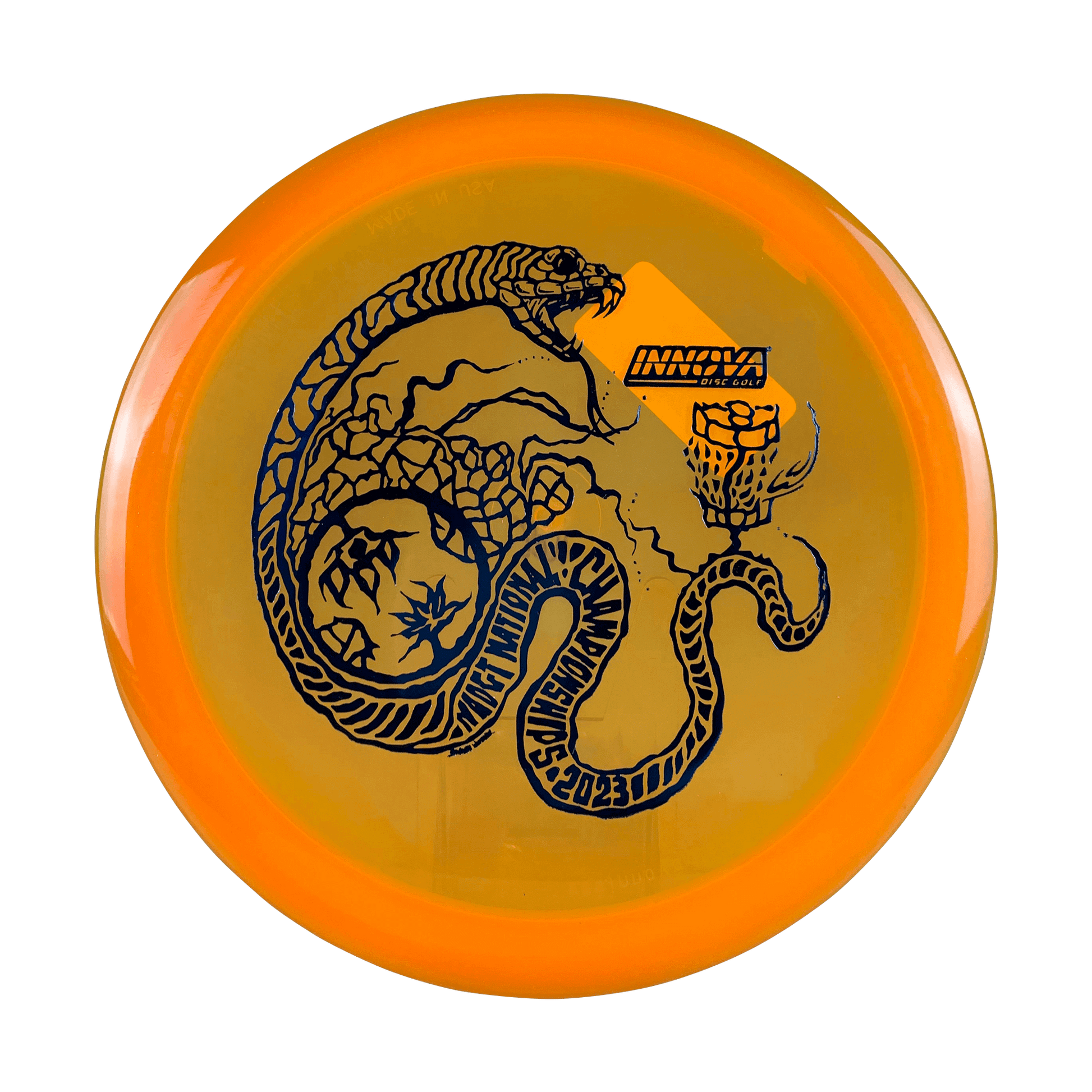 Champion Teebird - Serpent Stamp - NADGT National Championship '23 Disc Innova orange 168 