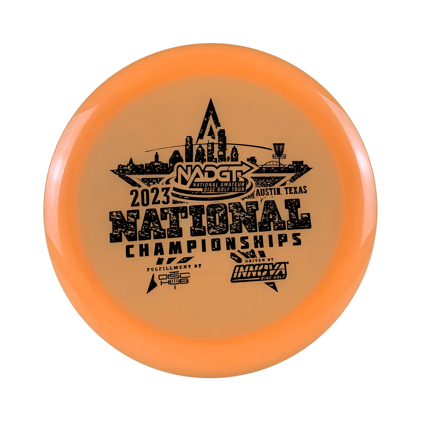 Color Glow Champion Destroyer - NADGT National Championship 2023 Disc Innova orange glow 173 