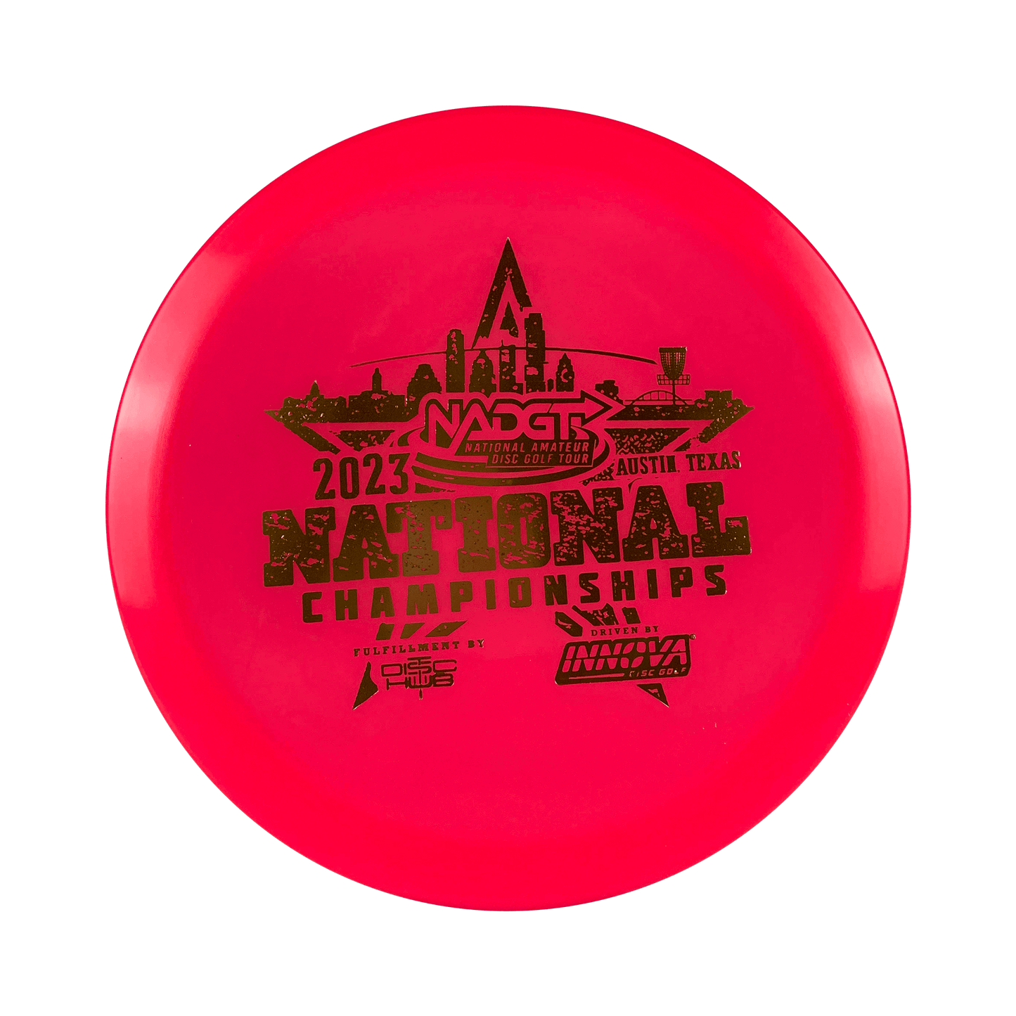 Color Glow Champion Eagle - NADGT National Championship 2023 Disc Innova hot pink glow 173 