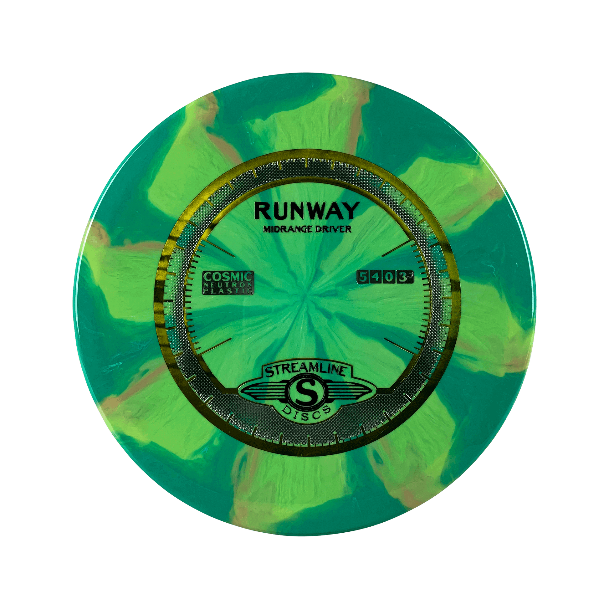 Cosmic Neutron Runway Disc Streamline multi / green 176 