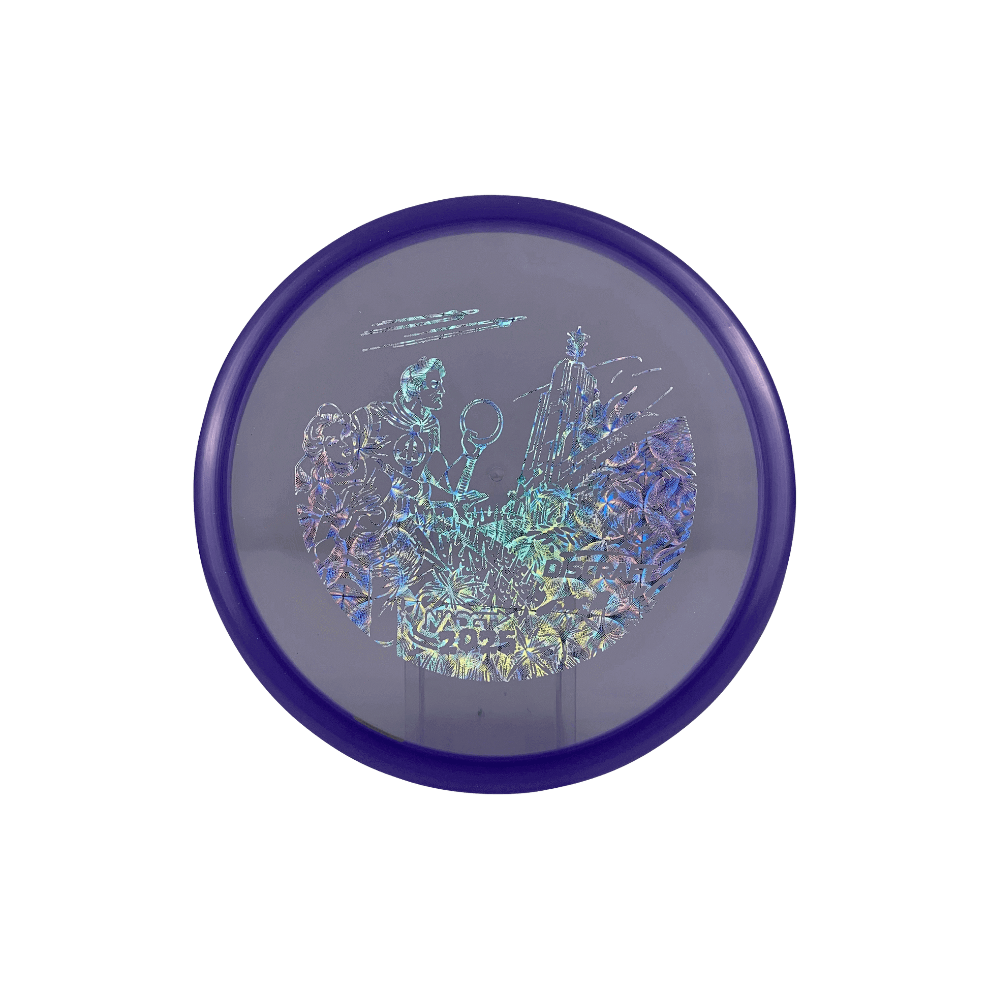 Cryztal FLX Zone - NADGT Hero Stamp 2025 Disc Discraft purple 172 