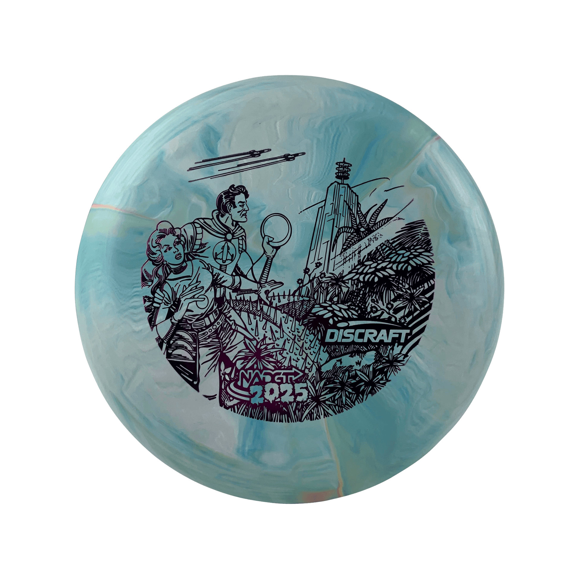CT Swirl Luna - NADGT Hero Stamp 2025 Disc Discraft multi / light blue pink 174.0 