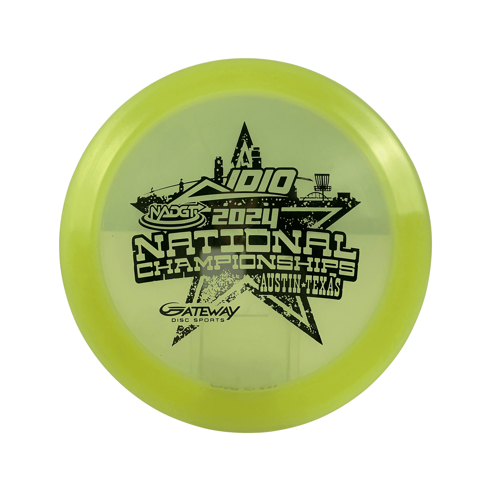 Diamond Realm - NADGT National Championship 2024 Disc Gateway highlighter yellow 173 