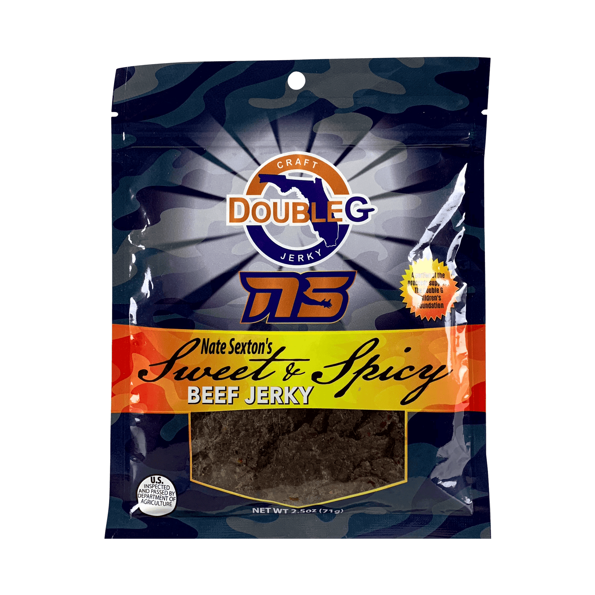 Double G Craft Jerky - Nate Sexton's Sweet and Spicy Disc Double G Craft Jerky 