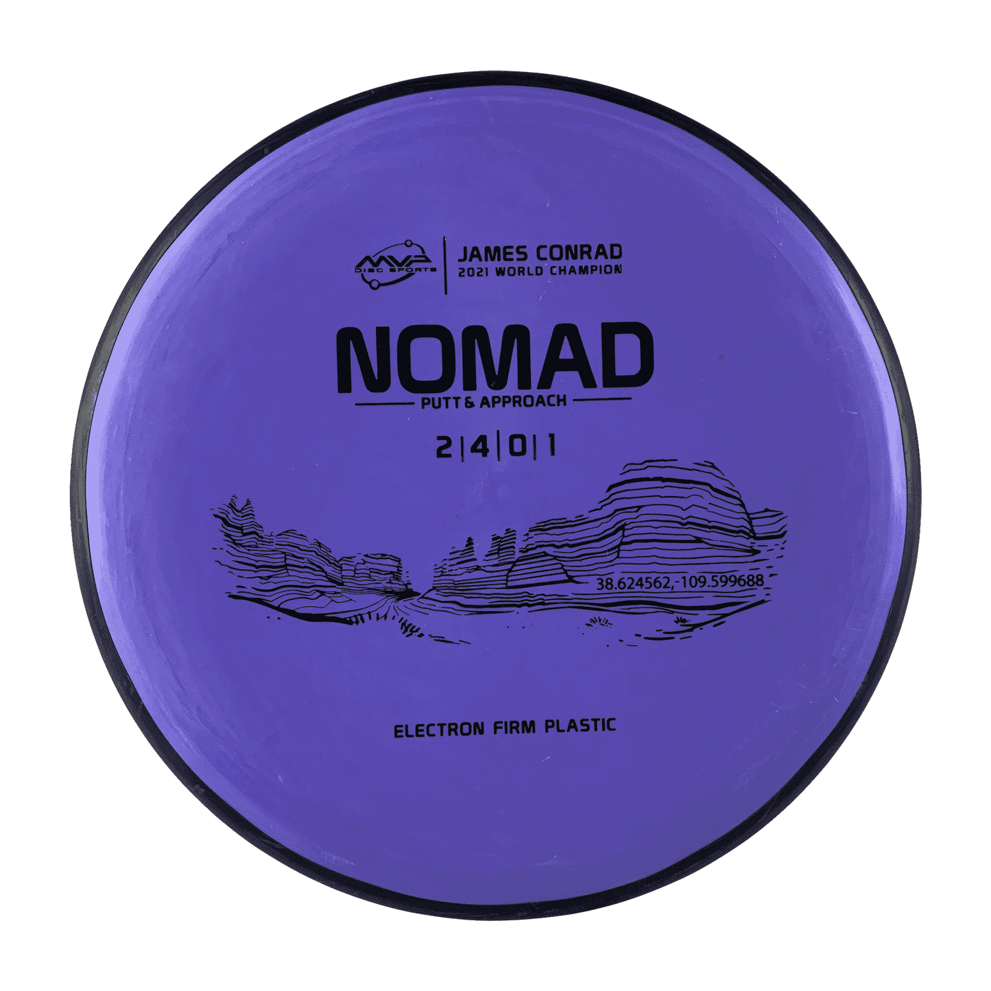 Electron Firm Nomad - James Conrad 2021 World Champion Disc MVP blurple 172 