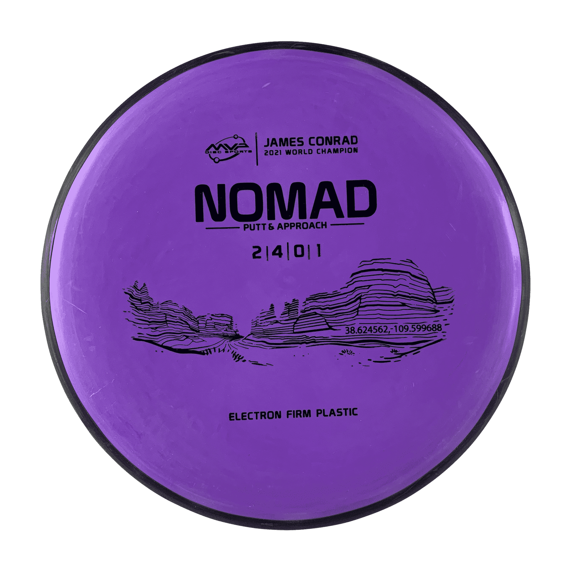 Electron Firm Nomad - James Conrad 2021 World Champion Disc MVP purple 173 