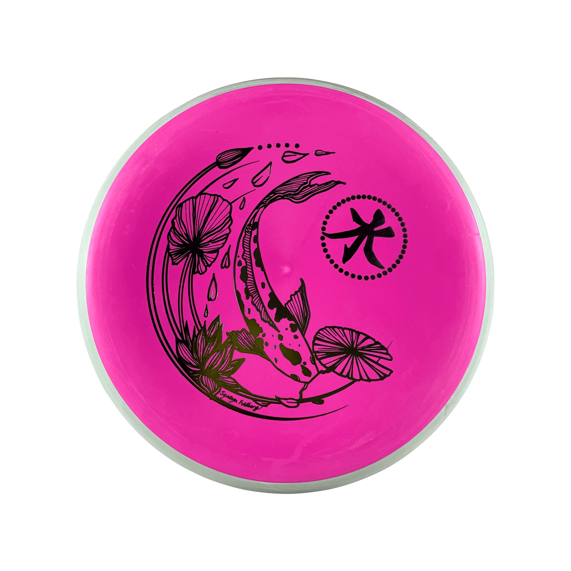 Electron Firm Pixel - Koi Stamp Disc Axiom hot pink 174 