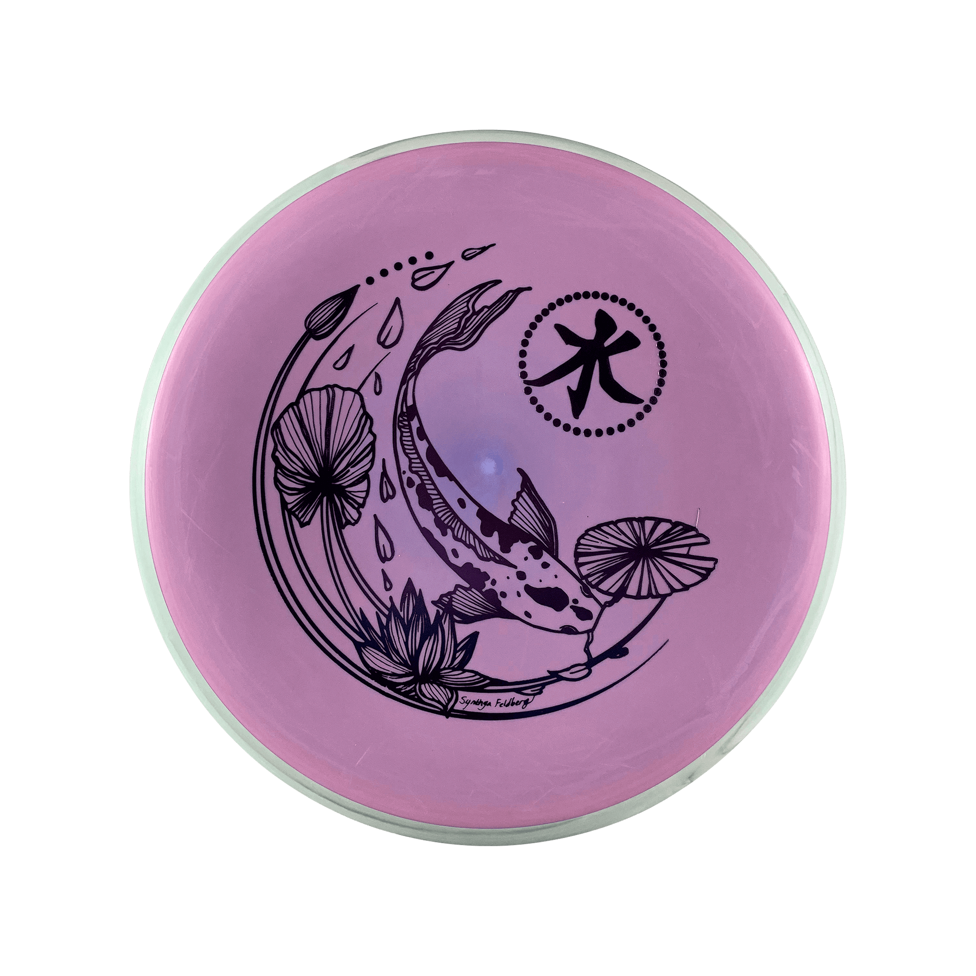 Electron Firm Pixel - Koi Stamp Disc Axiom multi / pink purple 173 