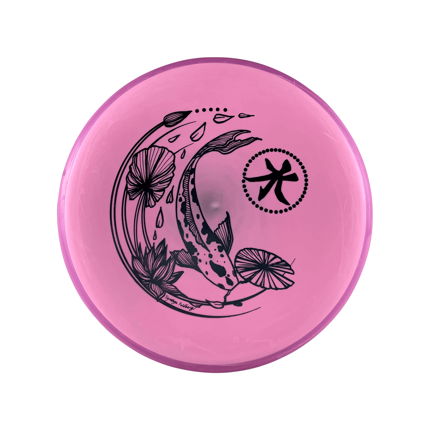 Electron Firm Pixel - Koi Stamp Disc Axiom multi / pink 171 