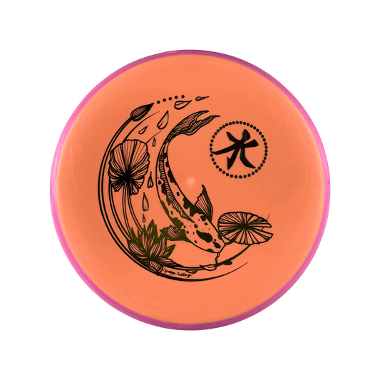 Electron Pixel - Koi Stamp Disc Axiom light orange 174 