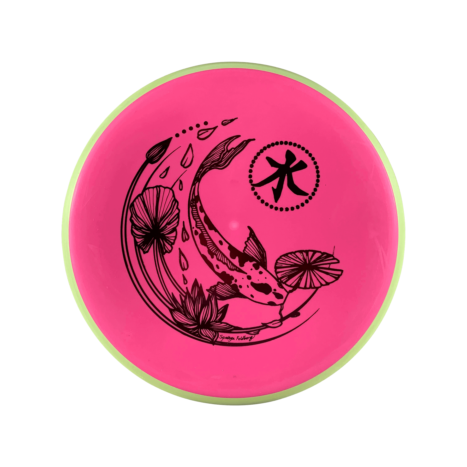 Electron Pixel - Koi Stamp Disc Axiom multi / hot pink 174 