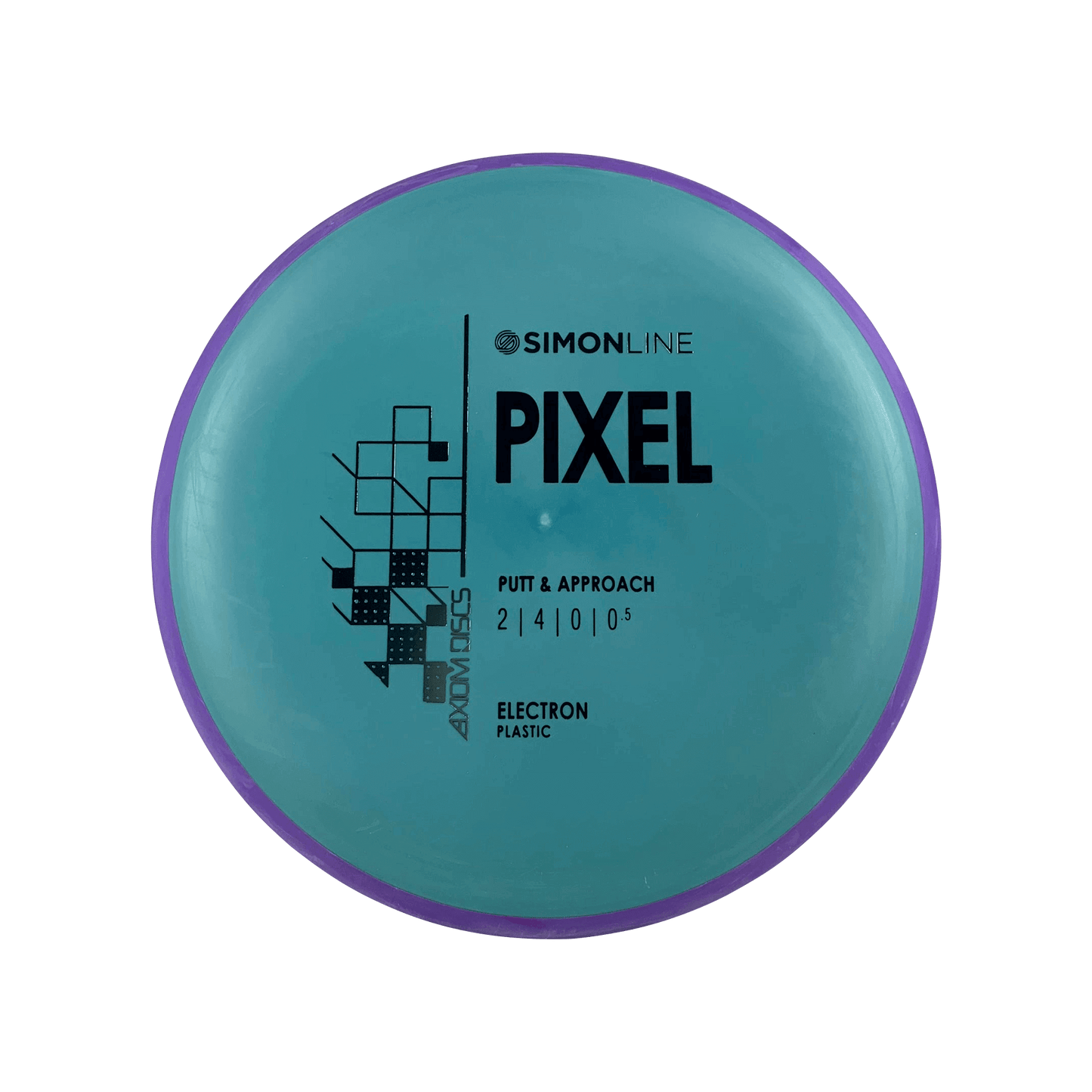 Electron Pixel Disc Axiom teal 173 