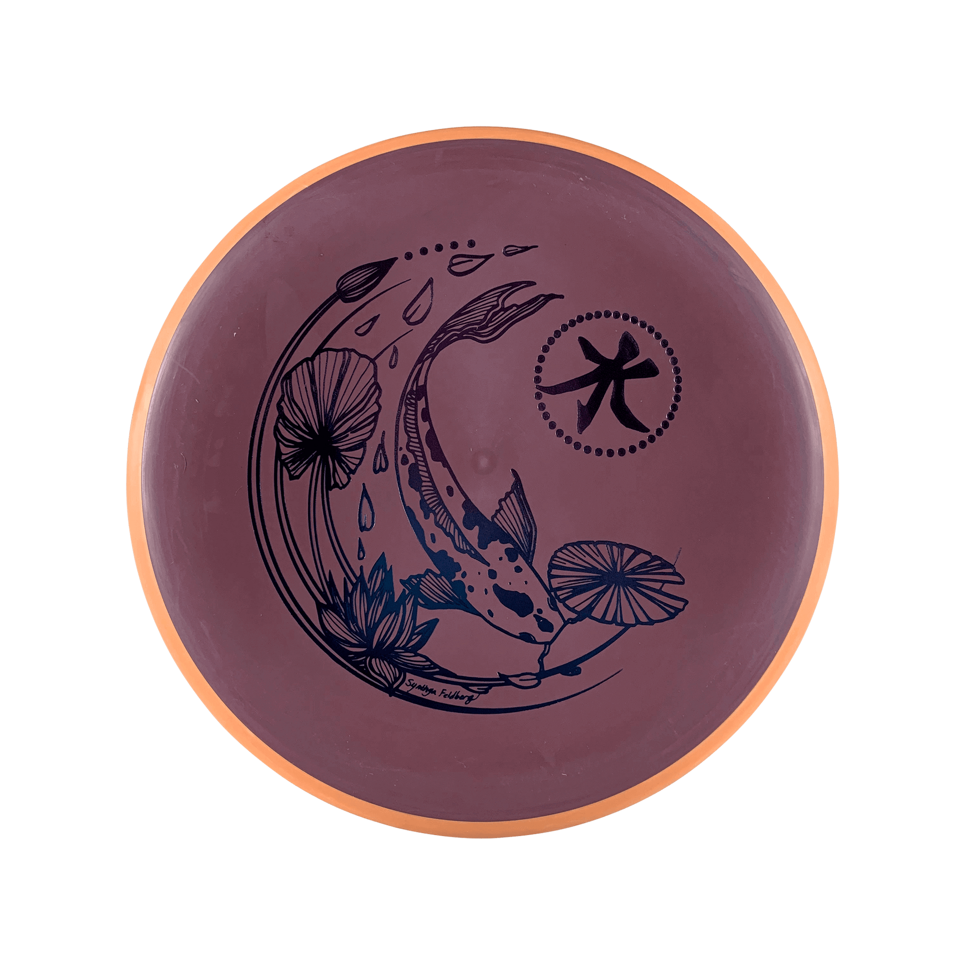 Electron Soft Pixel - Koi Stamp Disc Axiom burgundy 172 