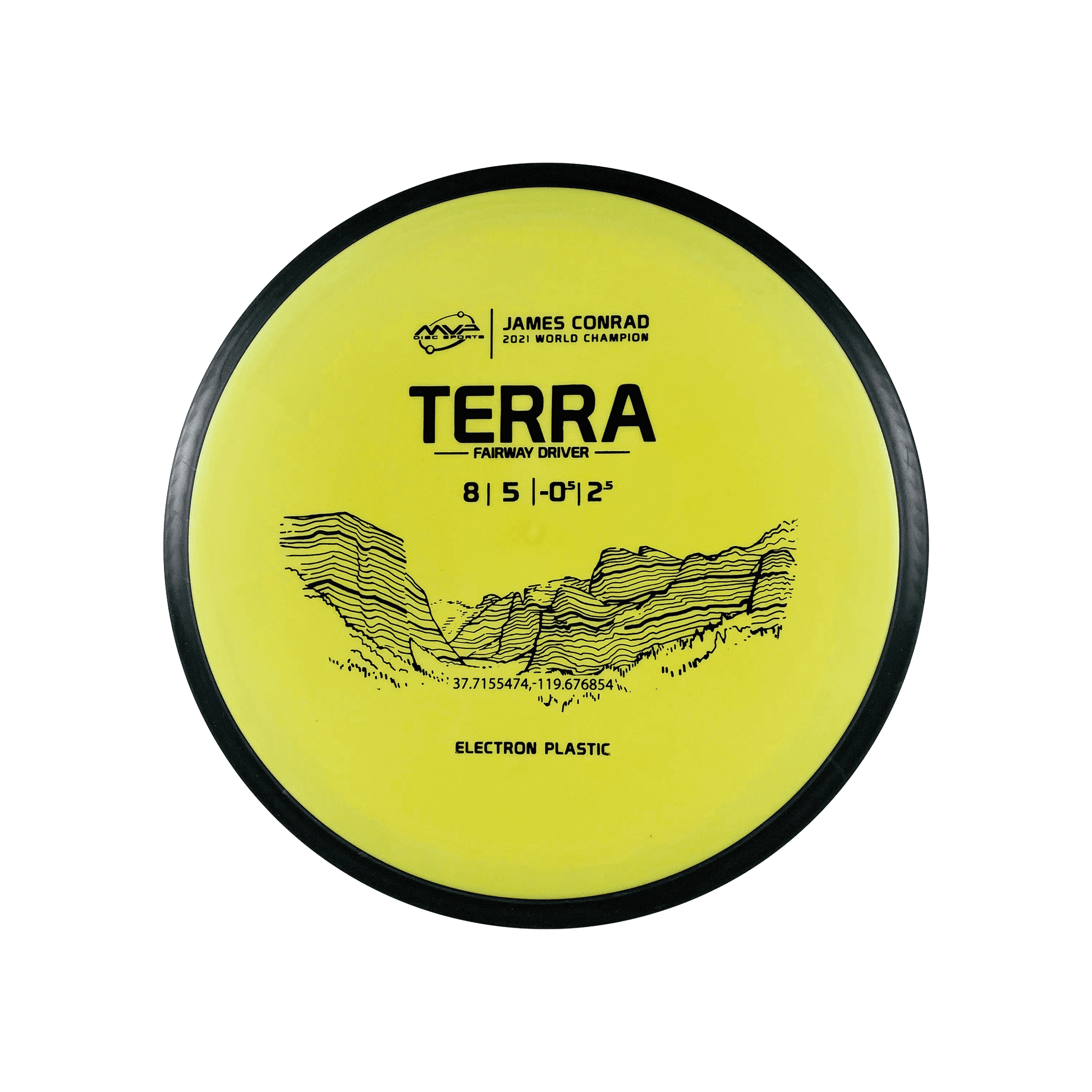 Electron Terra - James Conrad 2021 World Champion Disc MVP yellow 172 