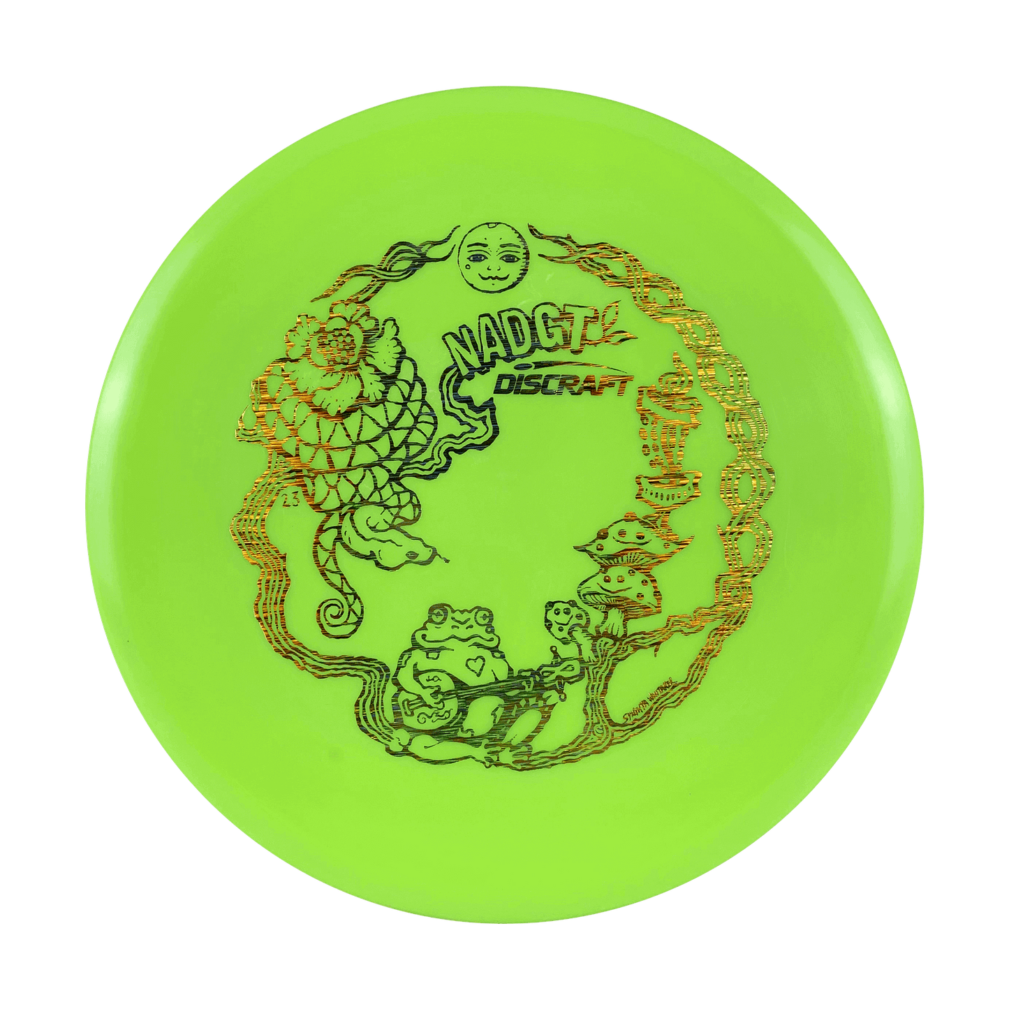 ESP Buzzz - Banjo Frog Stamp - NADGT National Championship '23 Disc Discraft lime 175 