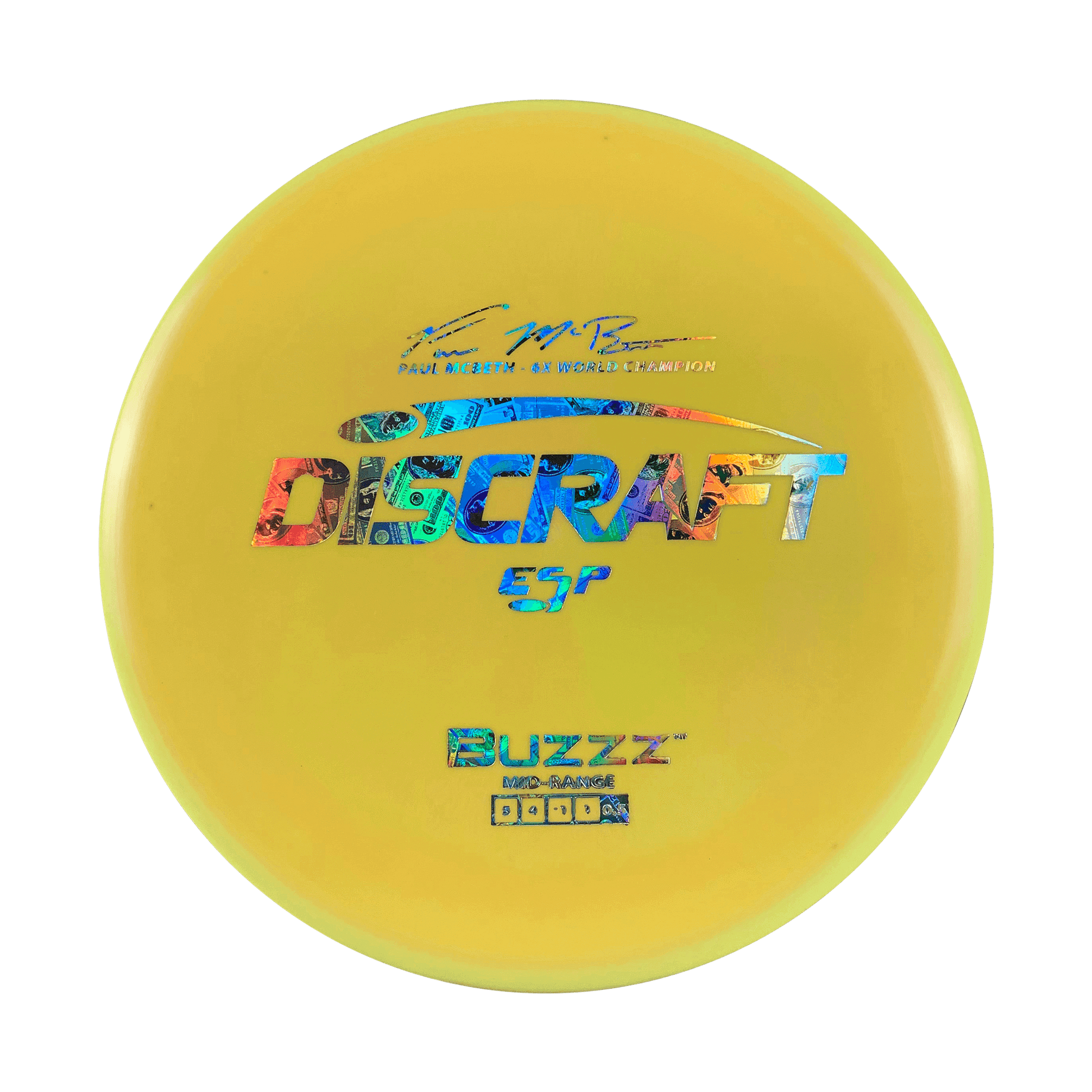 ESP Buzzz - Paul McBeth Signature Series Disc Discraft yellow 170 