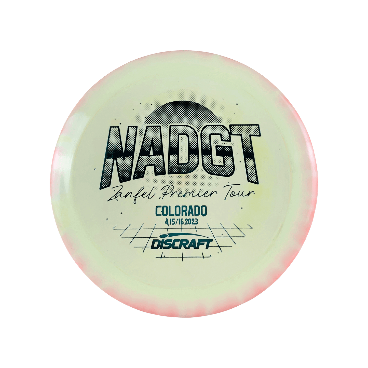 ESP Force - NADGT Colorado Zanfel Premier 2023 Tour Stamp Disc Discraft multi / cream yellow 173 