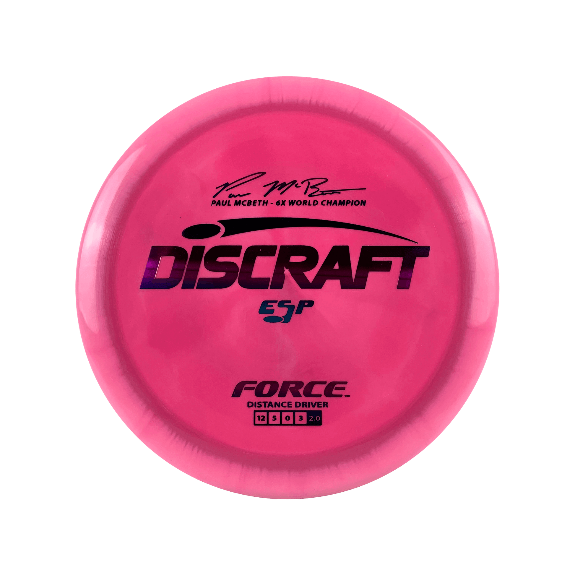 ESP Force - Paul McBeth 6x Disc Discraft multi / red / pink 170 