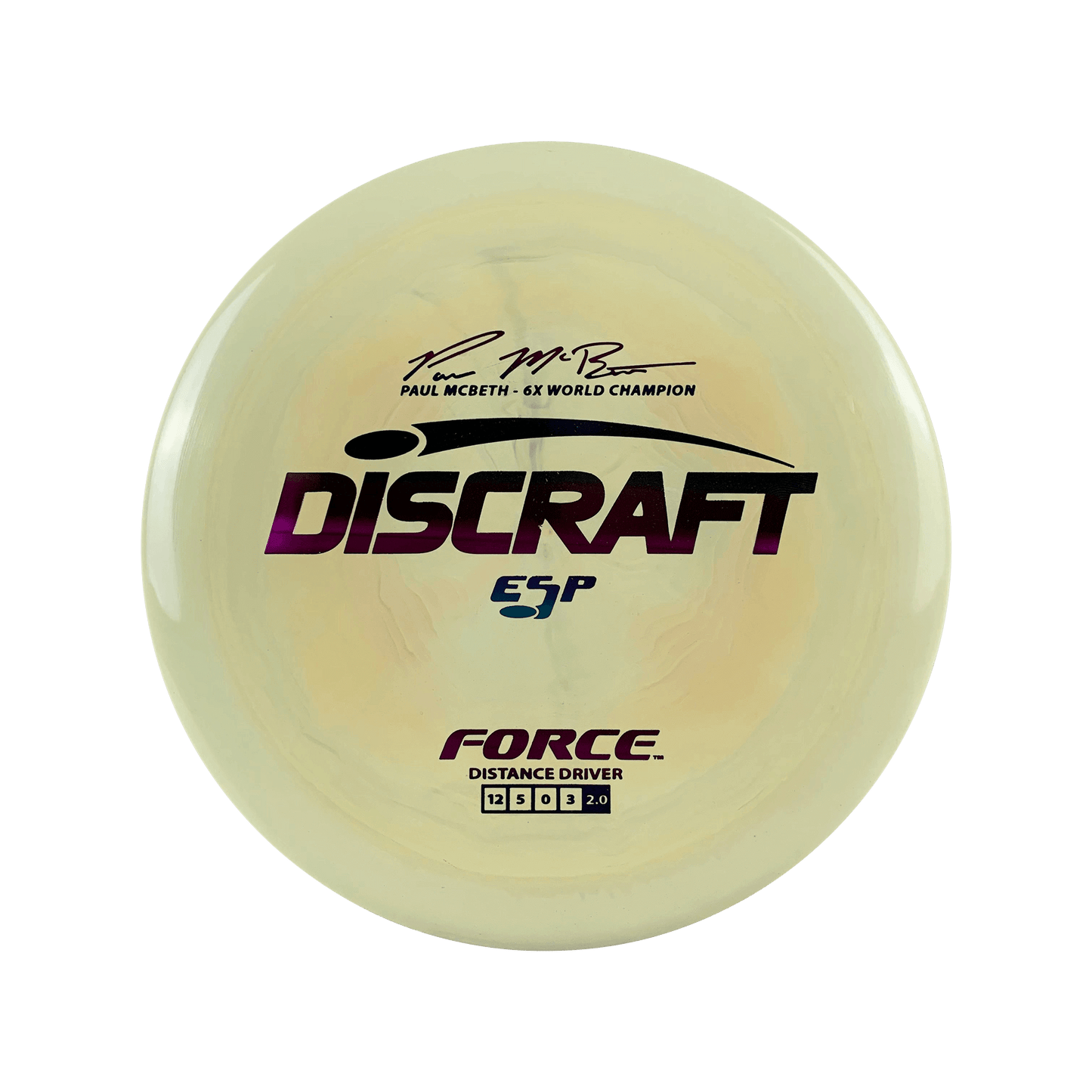 ESP Force - Paul McBeth 6x Disc Discraft multi / yellow 170 