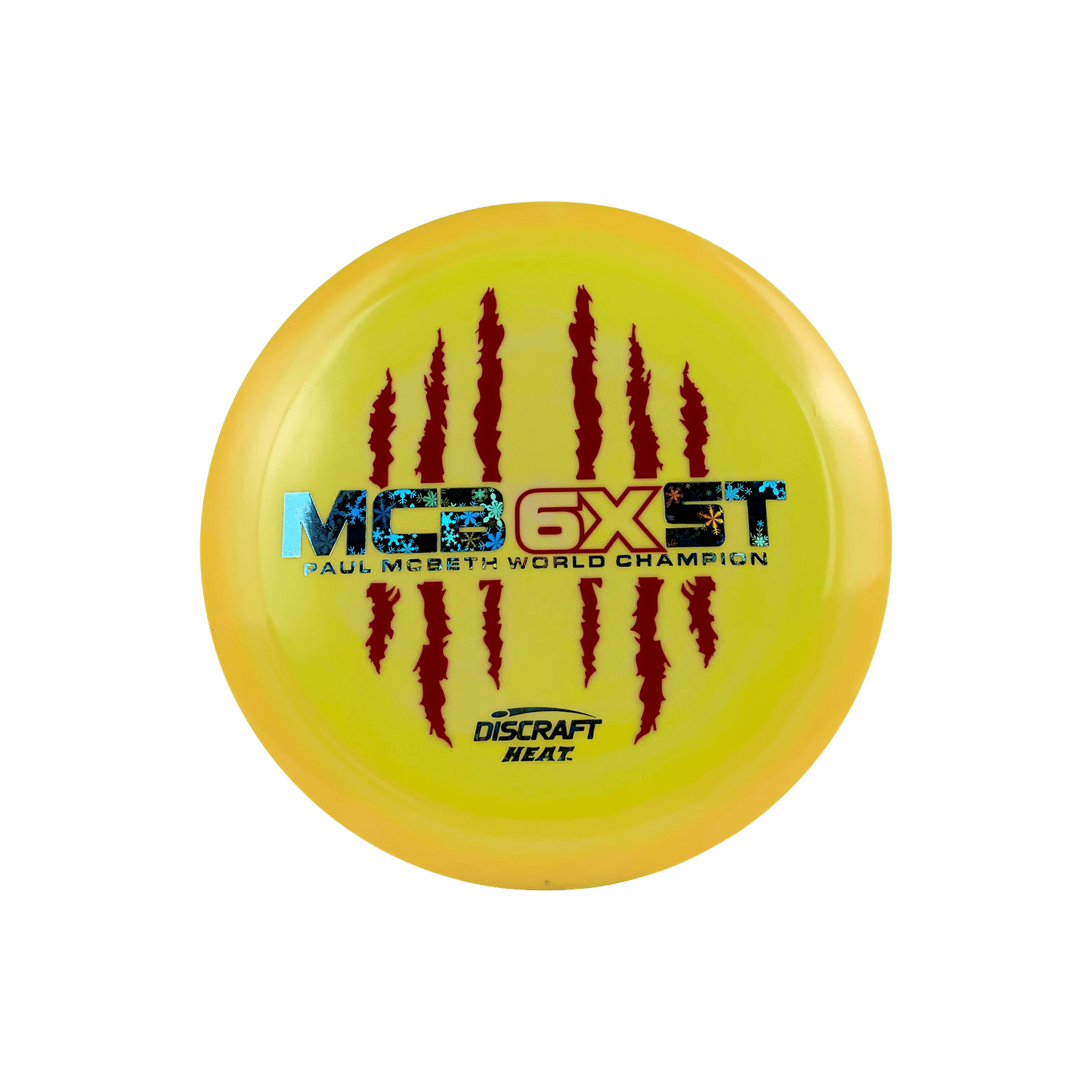 ESP Heat - Paul McBeth 6x Claw Disc Discraft yellow 170 
