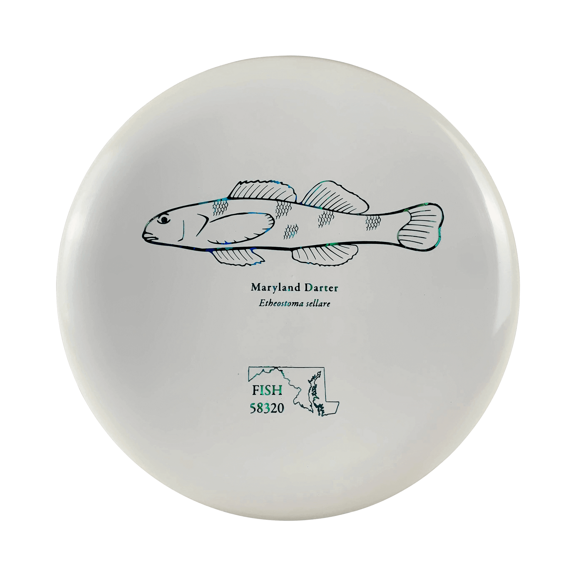ESP Roach - Bottom Stamp Dyer's Edition Andrew Fish Maryland Darter Stamp Disc Discraft white 173 
