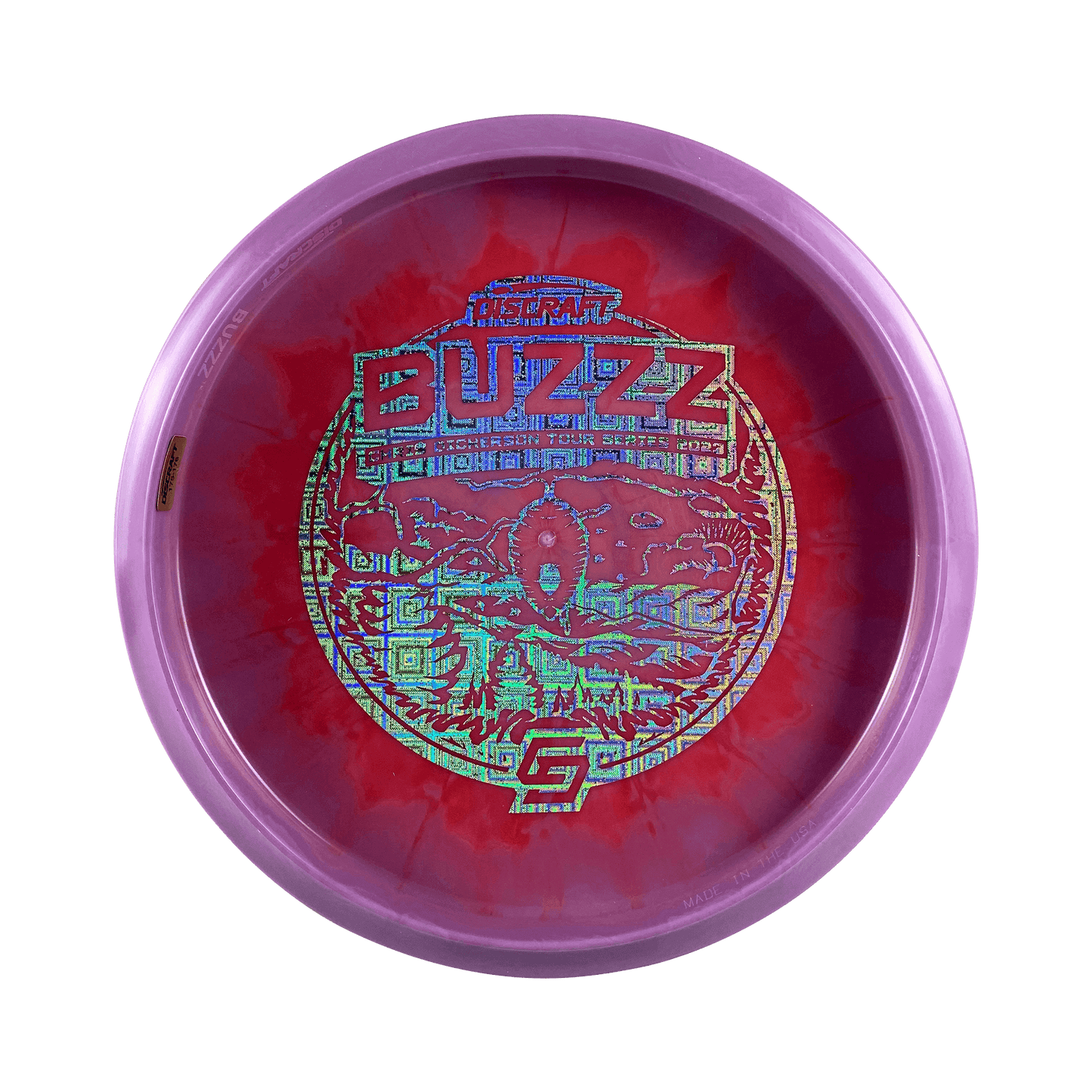 ESP Swirl Buzzz - Chris Dickerson Tour Series 2023 Disc Discraft multi / purple hot pink 175 