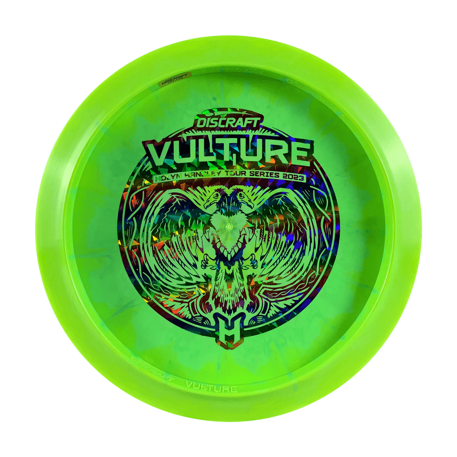 ESP Swirl Vulture - Holyn Handley Tour Series 2023 Bottom Stamp Disc Discraft multi / lime 167 