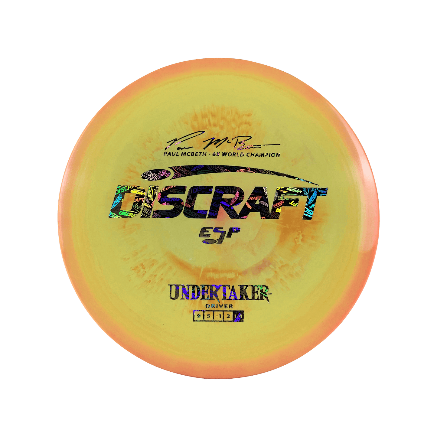 ESP Undertaker - Paul McBeth 6x Disc Discraft multi / yellow 164 