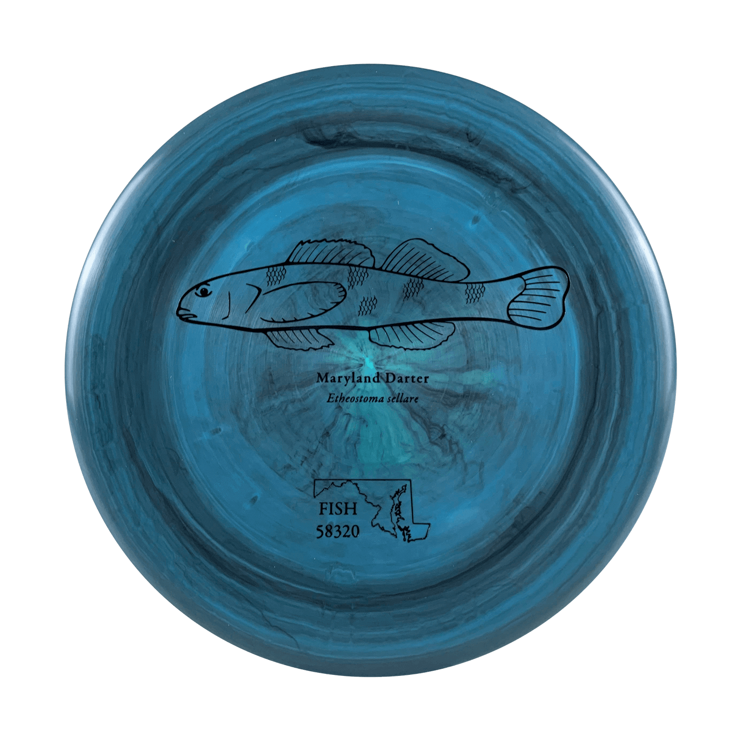 ESP Zone - Andrew Fish Maryland Darter Stamp Disc Discraft black / blue 173 