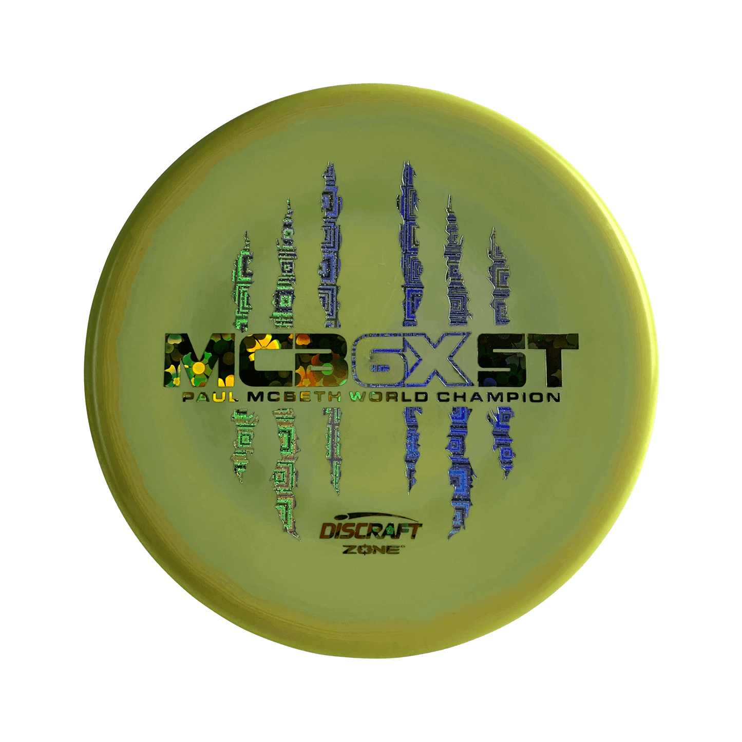 ESP Zone - Paul McBeth 6x Claw Disc Discraft multi / burnt yellow 174 
