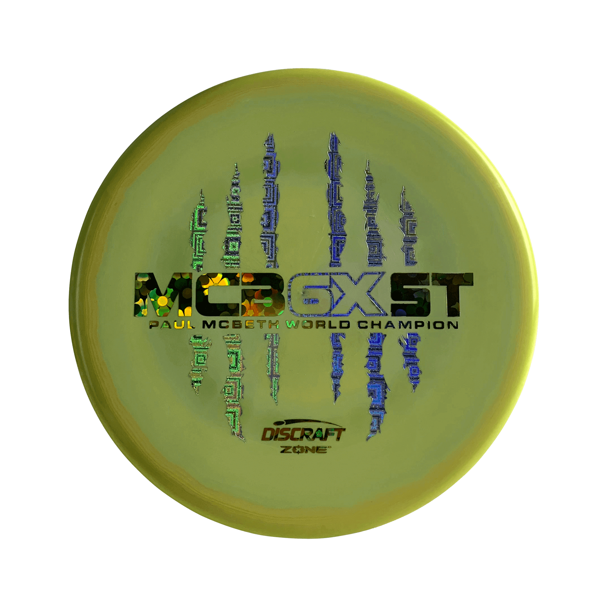 ESP Zone - Paul McBeth 6x Claw Disc Discraft multi / burnt yellow 174 