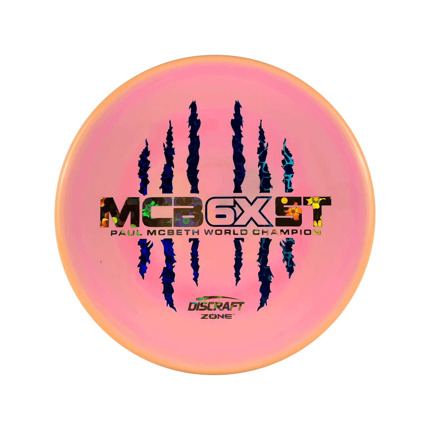 ESP Zone - Paul McBeth 6x Claw Disc Discraft multi / peach purple 173 