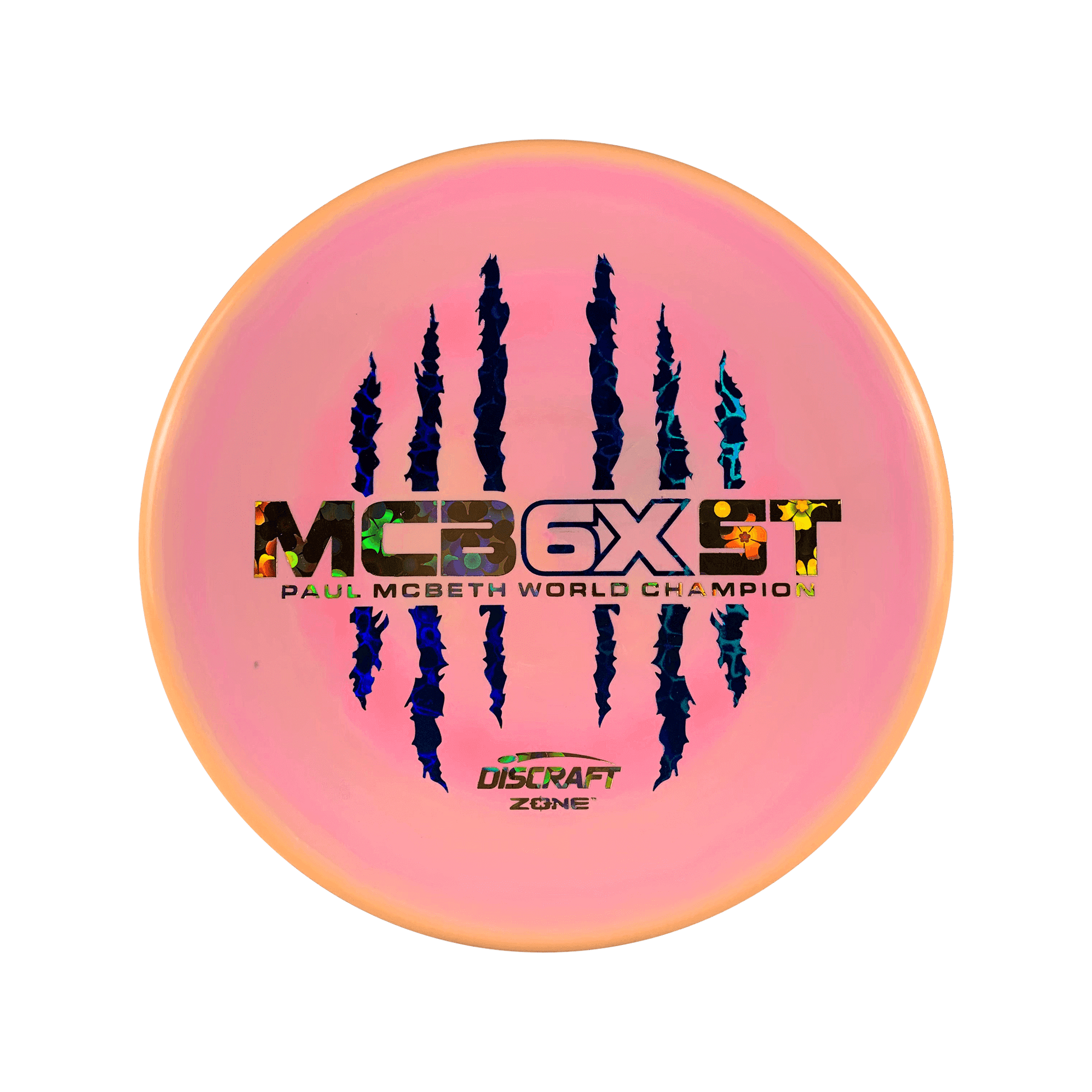 ESP Zone - Paul McBeth 6x Claw Disc Discraft multi / peach purple 173 