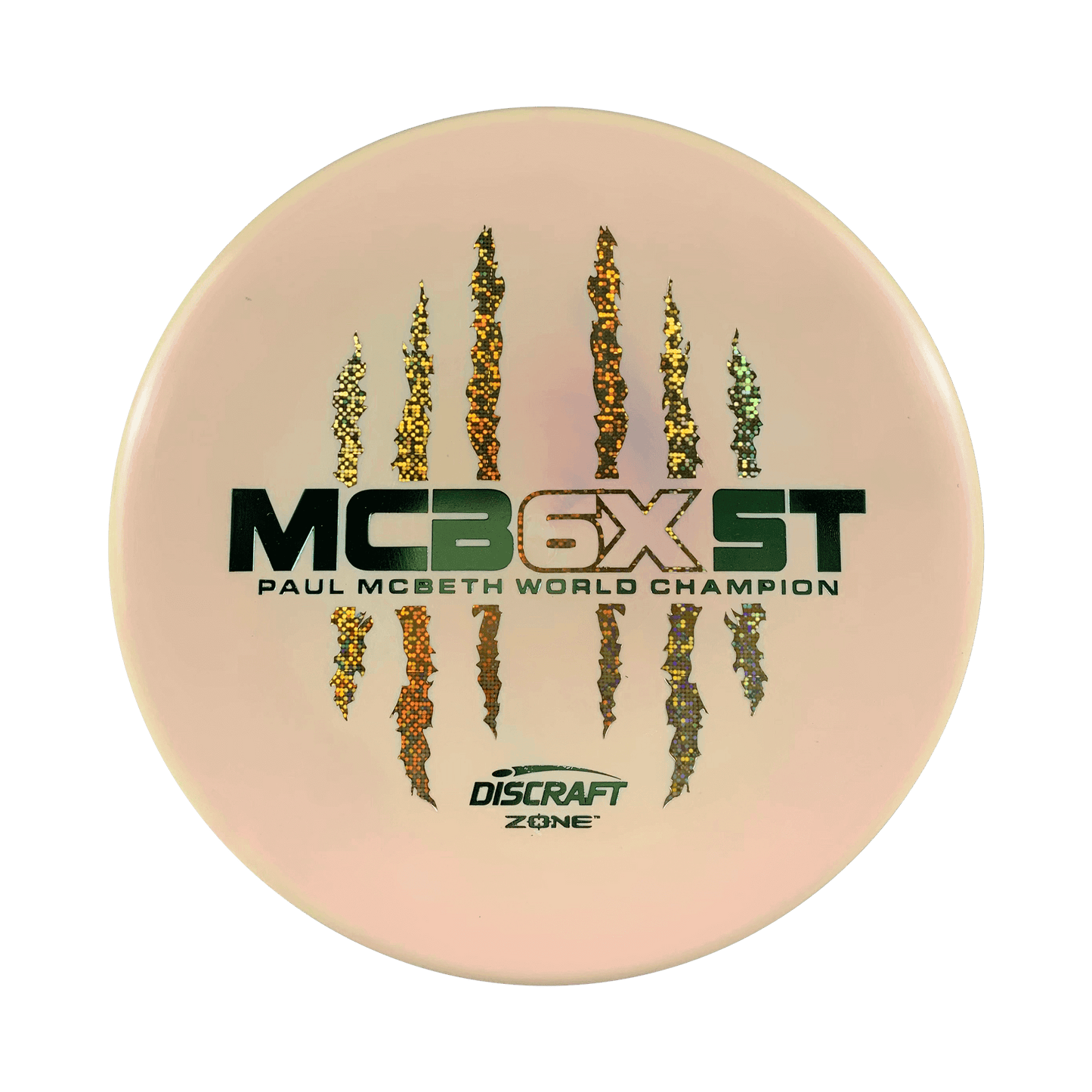 ESP Zone - Paul McBeth 6x Claw Disc Discraft multi / peach 173 