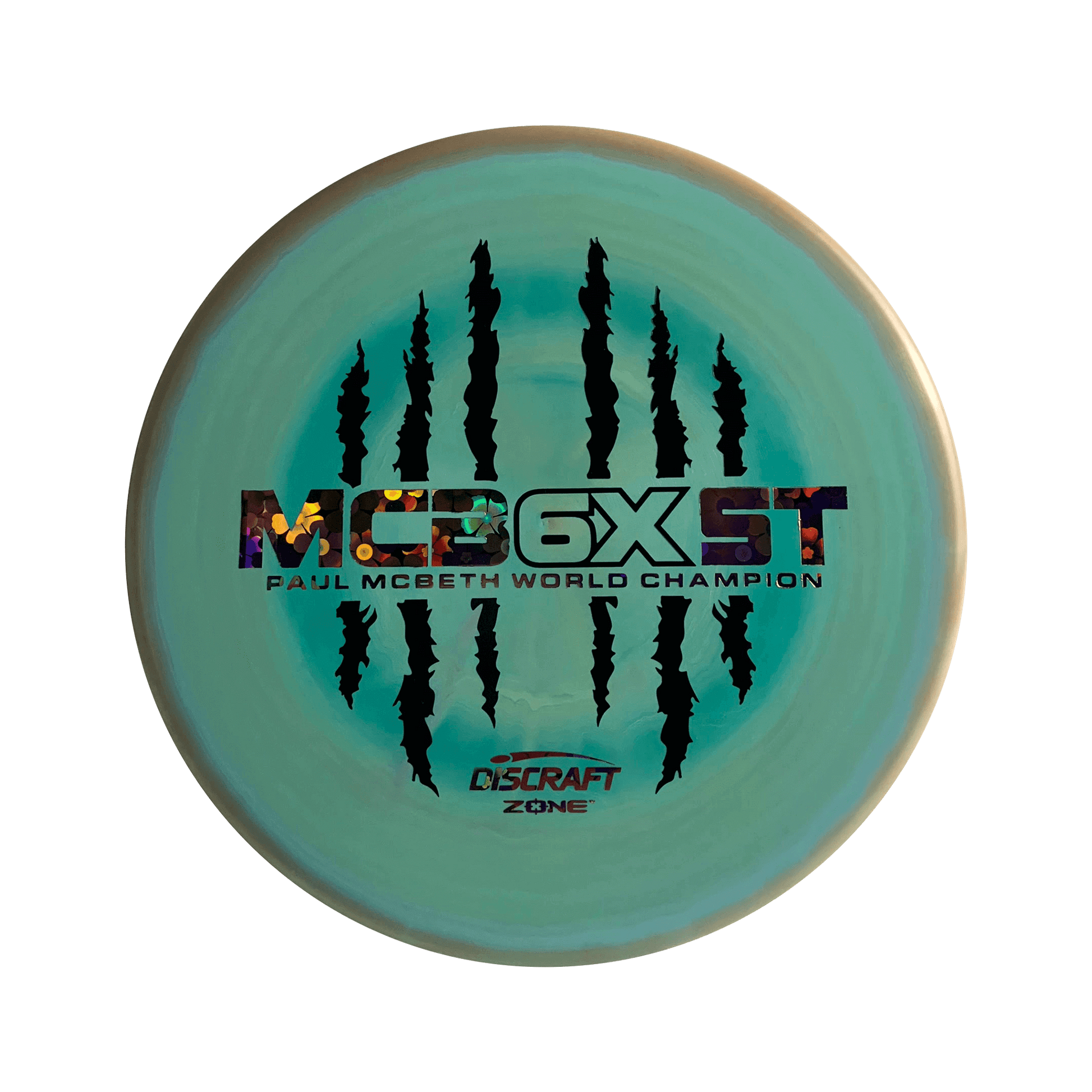 ESP Zone - Paul McBeth 6x Claw Disc Discraft multi / teal tan 174 