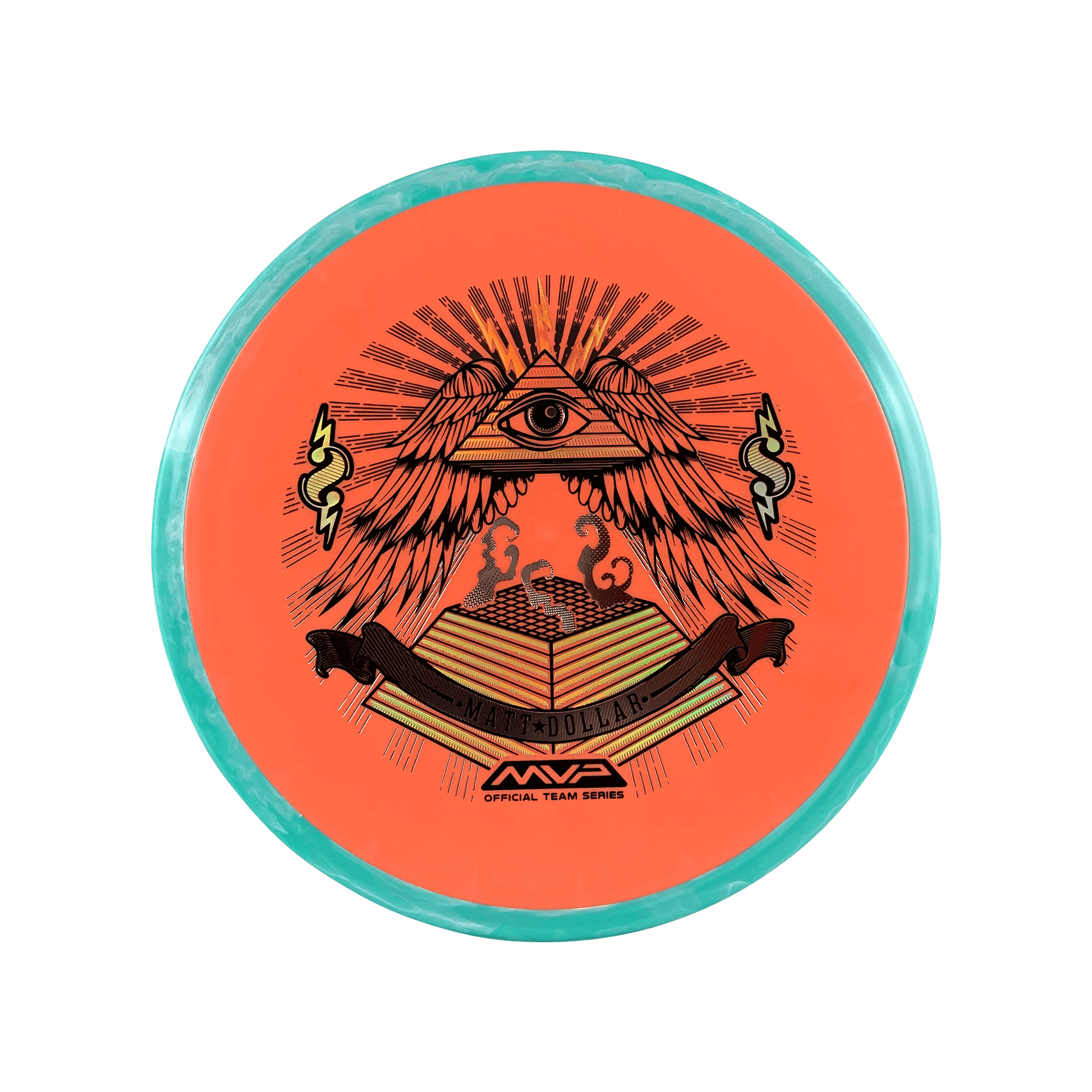 Fission Fireball - Matt Dollar Pyramid Stamp Disc Axiom orange 146 