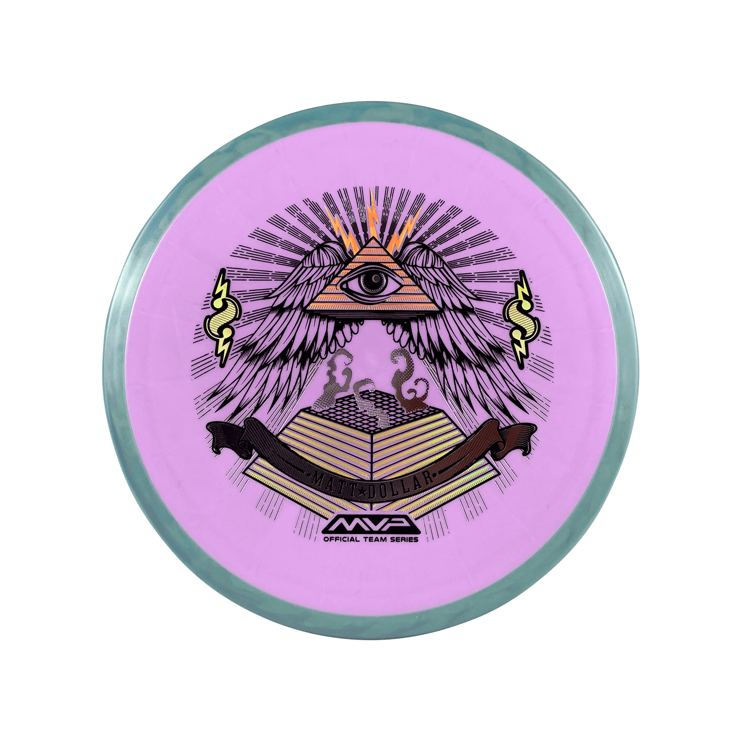 Fission Fireball - Matt Dollar Pyramid Stamp Disc Axiom purple 165 